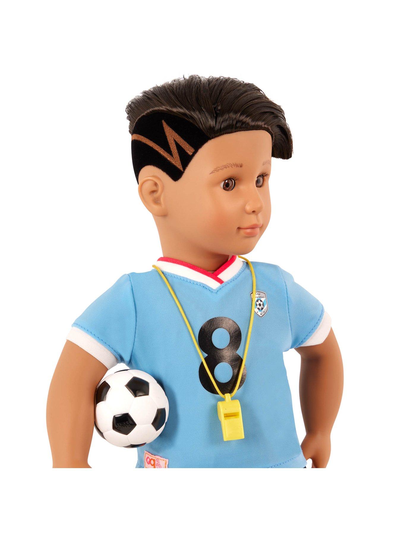 Image 4 of 5 of Our Generation Our Generation&nbsp;Activity Soccer Posable Doll - Mateo