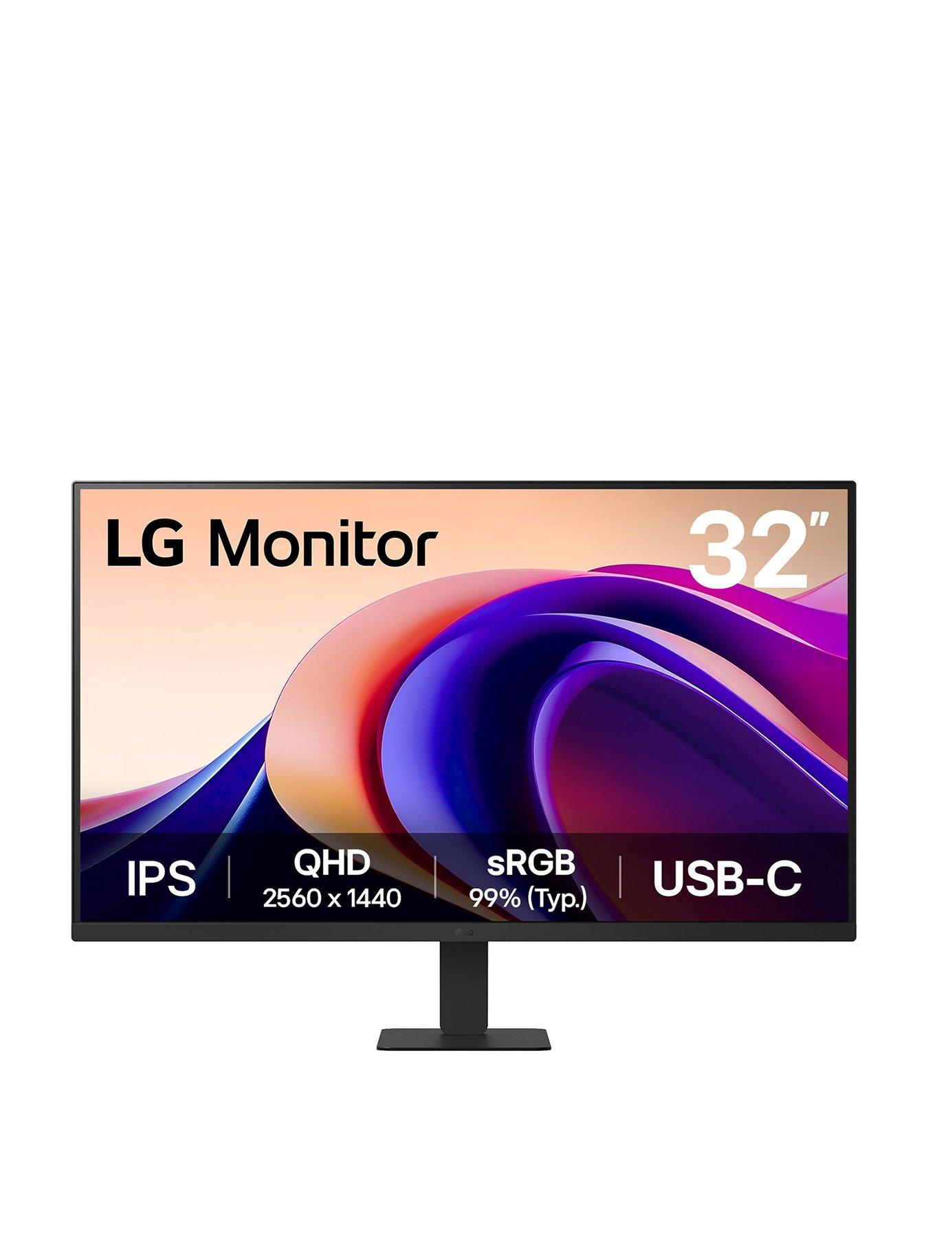 Image 1 of 7 of LG 32" QHD IPS 100Mz Monitor with HDR10 and USB Tye-C