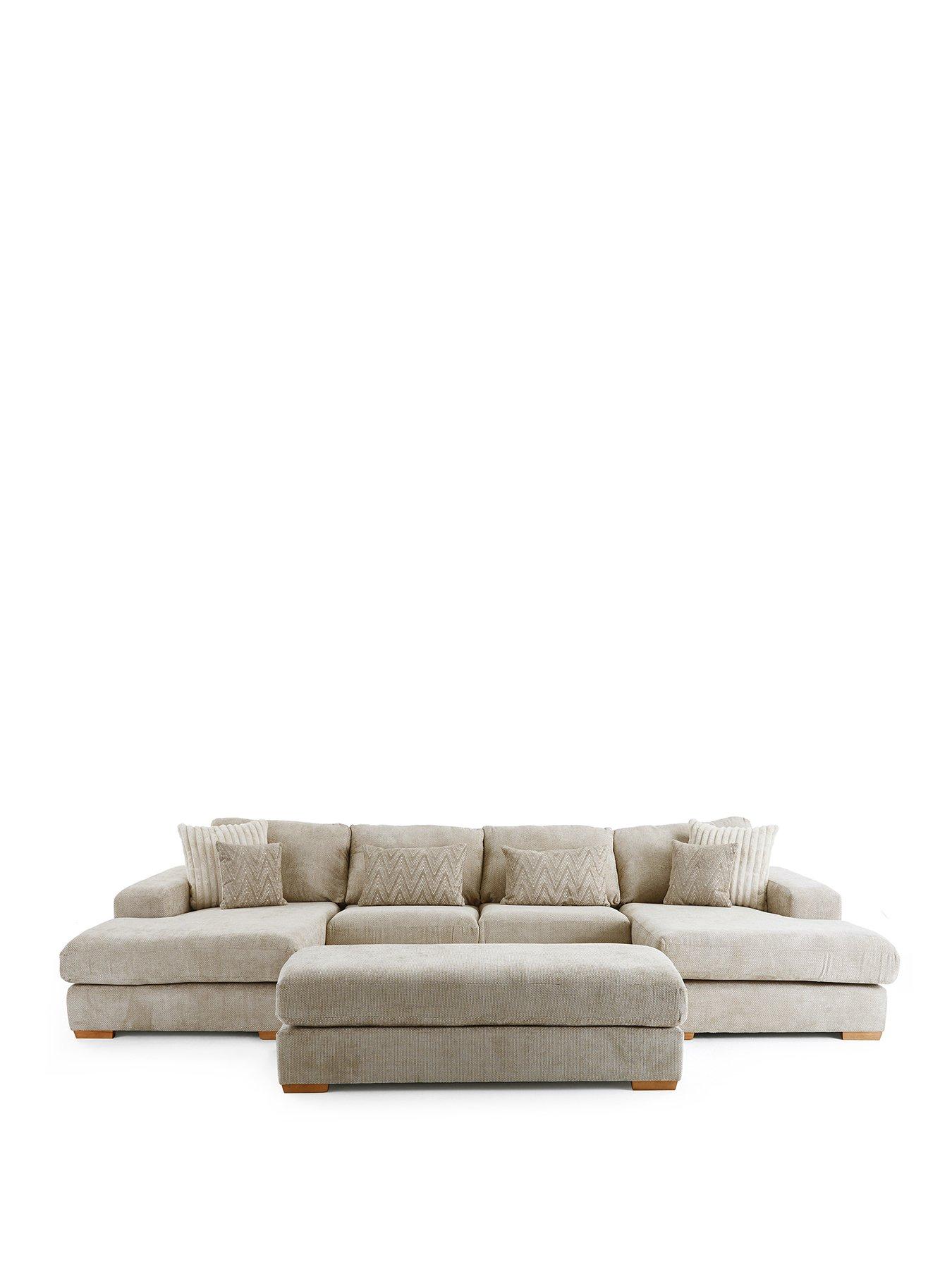 Image 2 of 7 of Very Home Broadgate Large U-shape Modular Sofa With FS