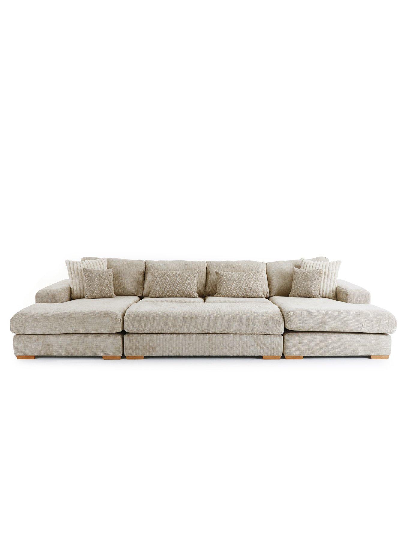 Image 4 of 7 of Very Home Broadgate Large U-shape Modular Sofa With FS