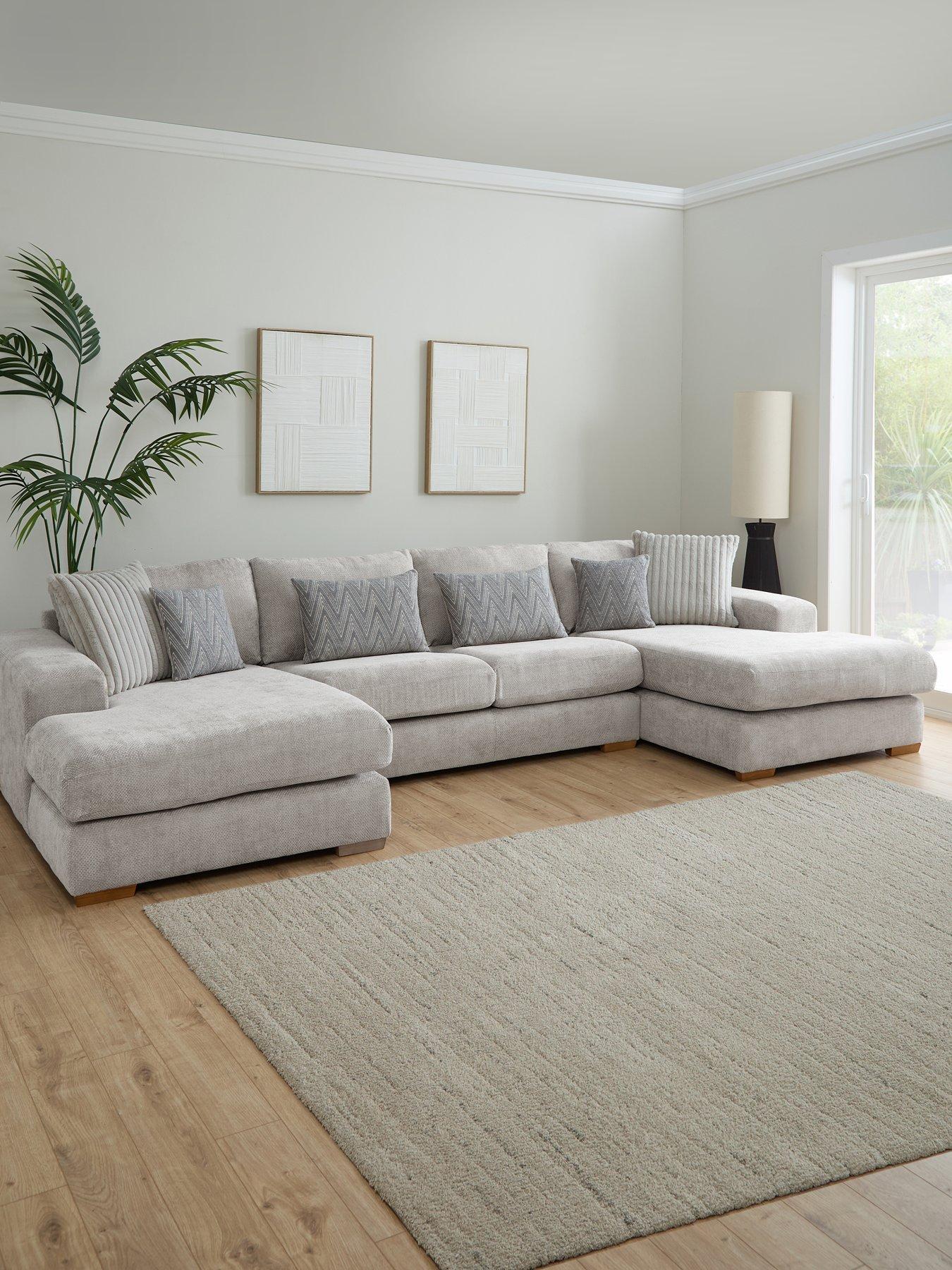 The Very Collection Broadgate Large U-shape Modular Sofa - Made to Order in the UK