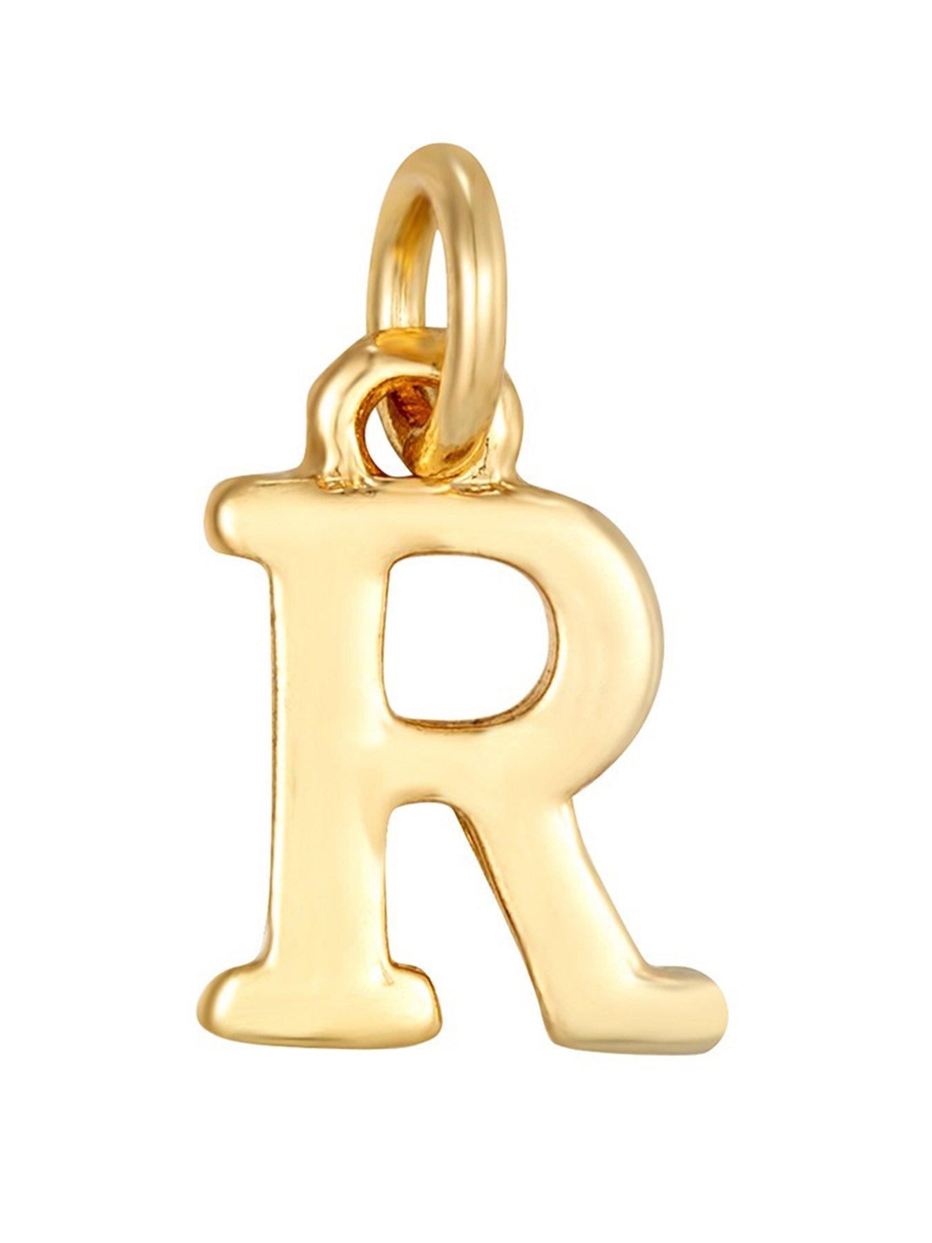 The Love Collection Pearl Necklace with Gold Initial