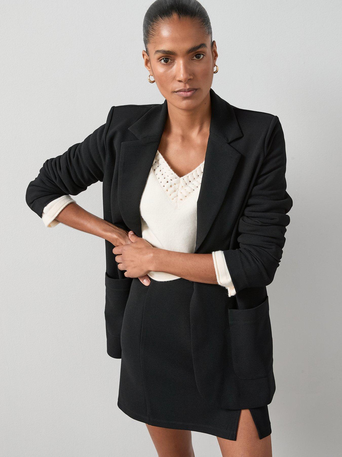 undefined Stretch Smart Mini Skirt - Black