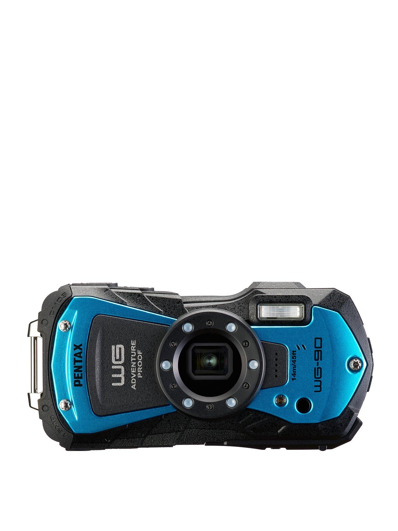 PENTAX WG-90 Tough Compact Camera - Blue