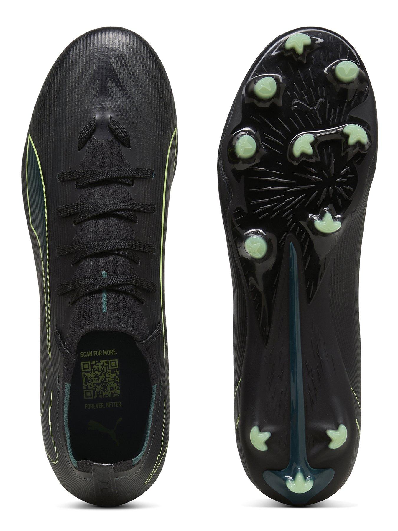 Image 4 of 5 of Puma Mens Ultra 6 Match Firm Ground Football Boots - Black