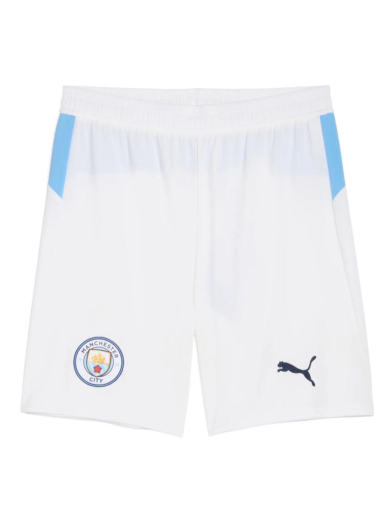 undefined Mens Manchester City 25/26 Home Replica Shorts - White
