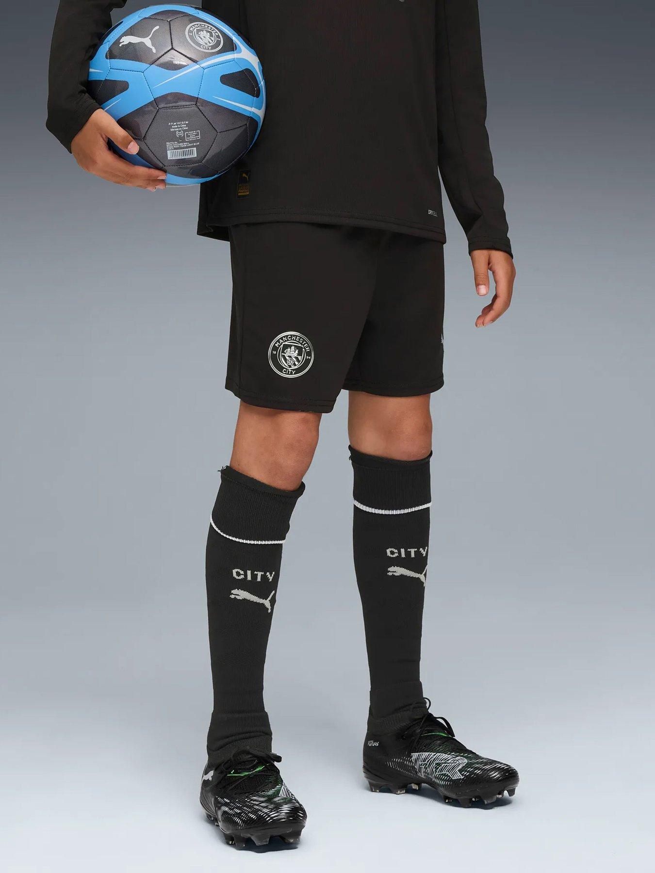 Puma Junior Manchester City 25/26 Away Replica Shorts - Black