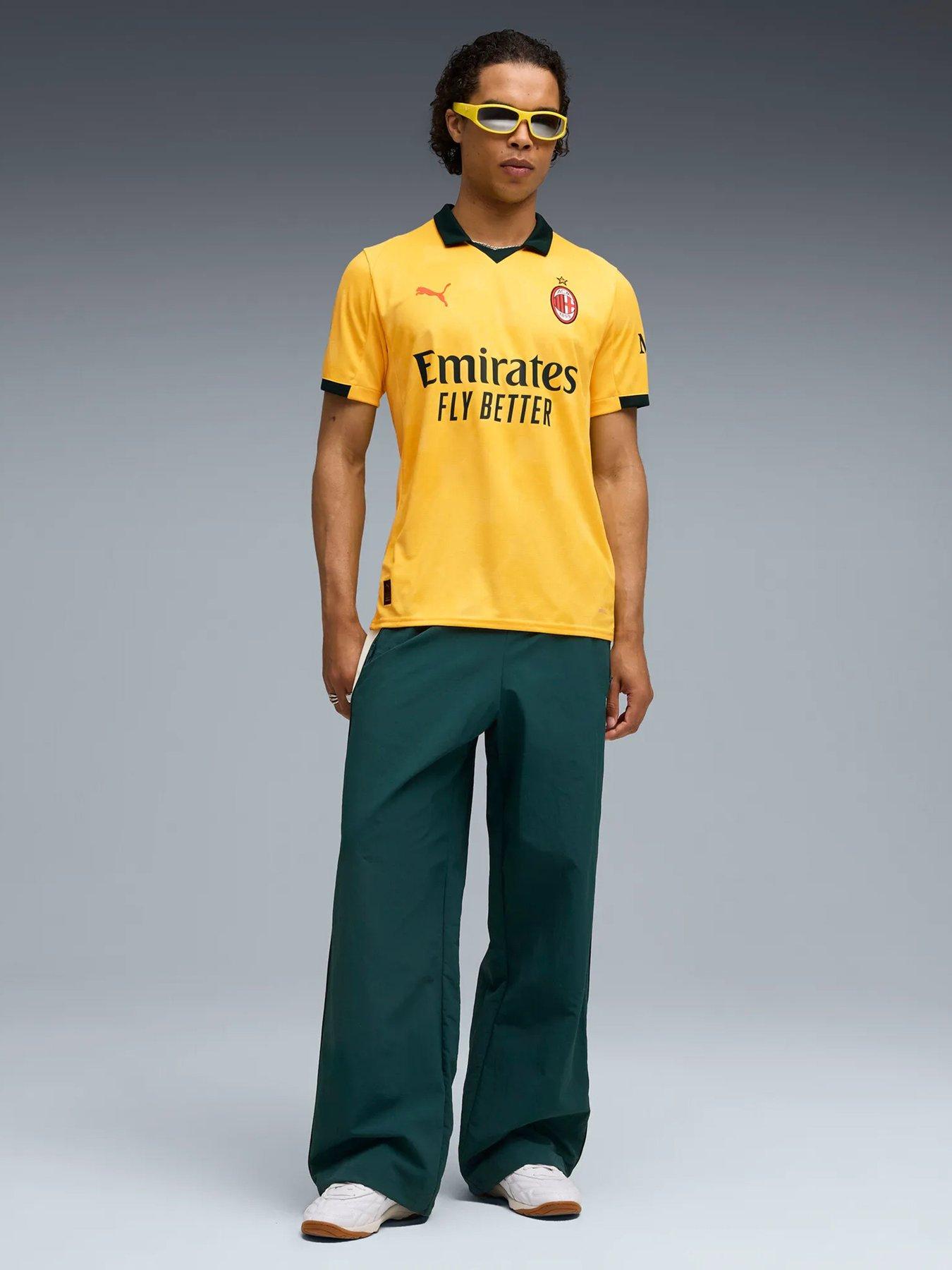  image of puma-mens-ac-milan-2526-3rd-replica-shirt-yellow