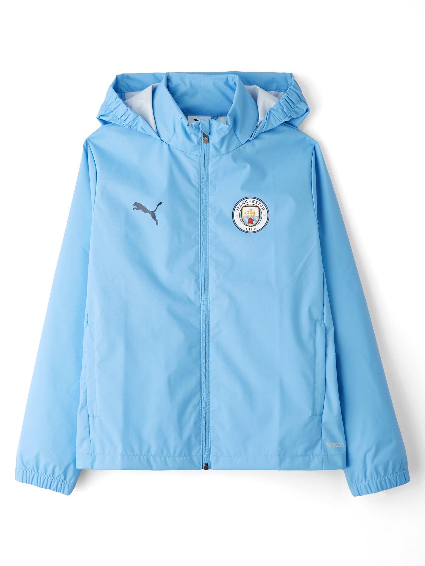 Puma Junior Manchester City 25/26 Training All-Weather Jacket - Blue