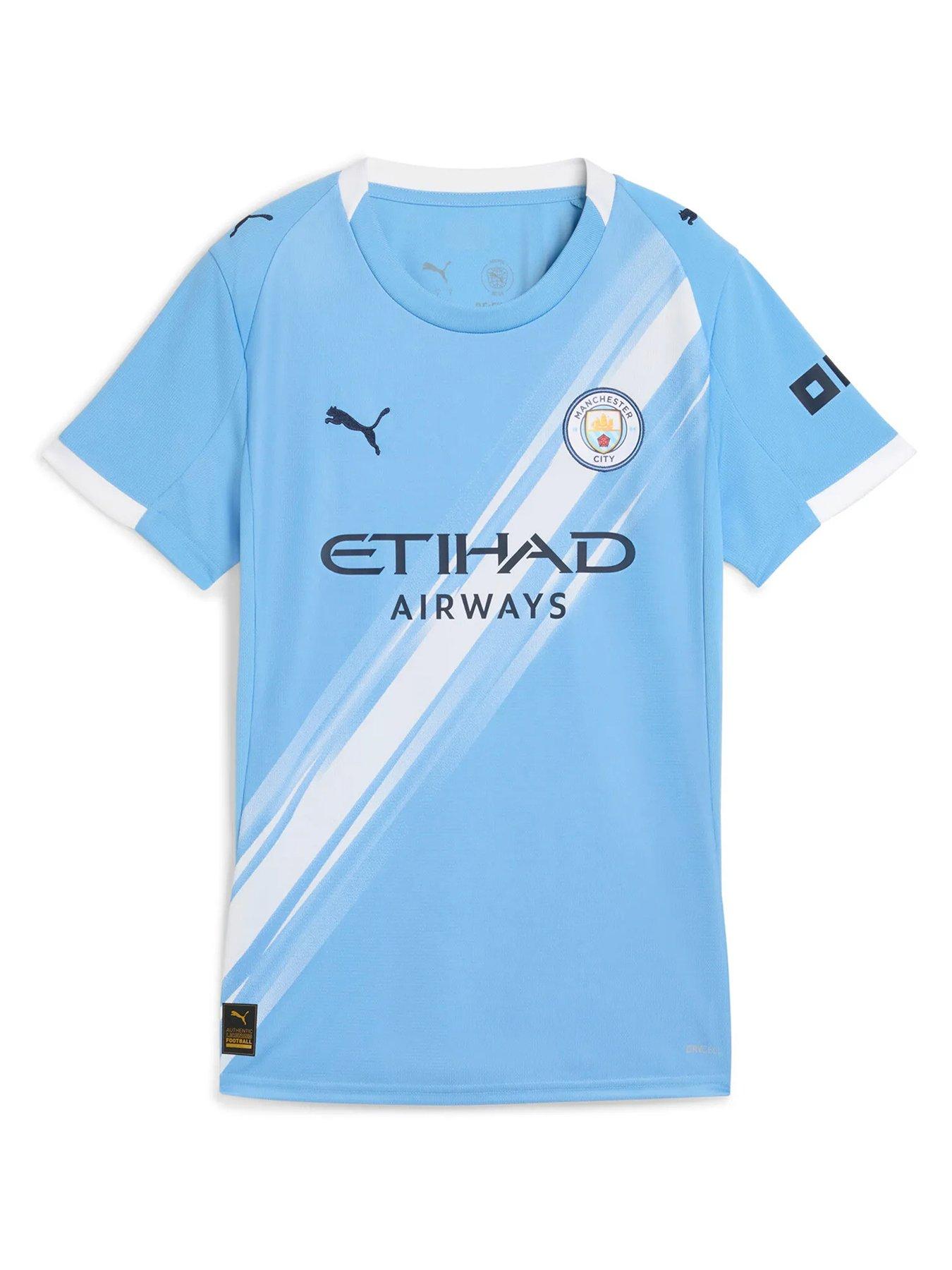 undefined Womens Manchester City 25/26 Home Replica Shirt - Blue