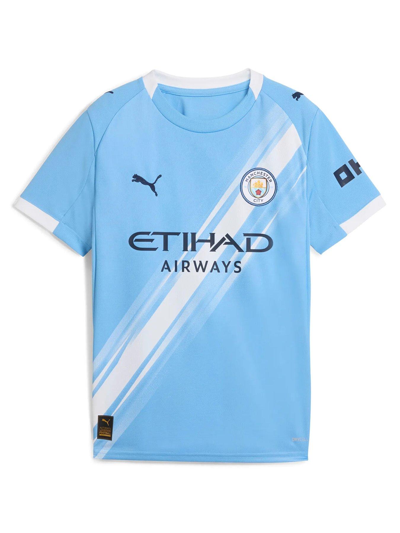 Puma Junior Manchester City 25/26 Home Replica Shirt - Blue