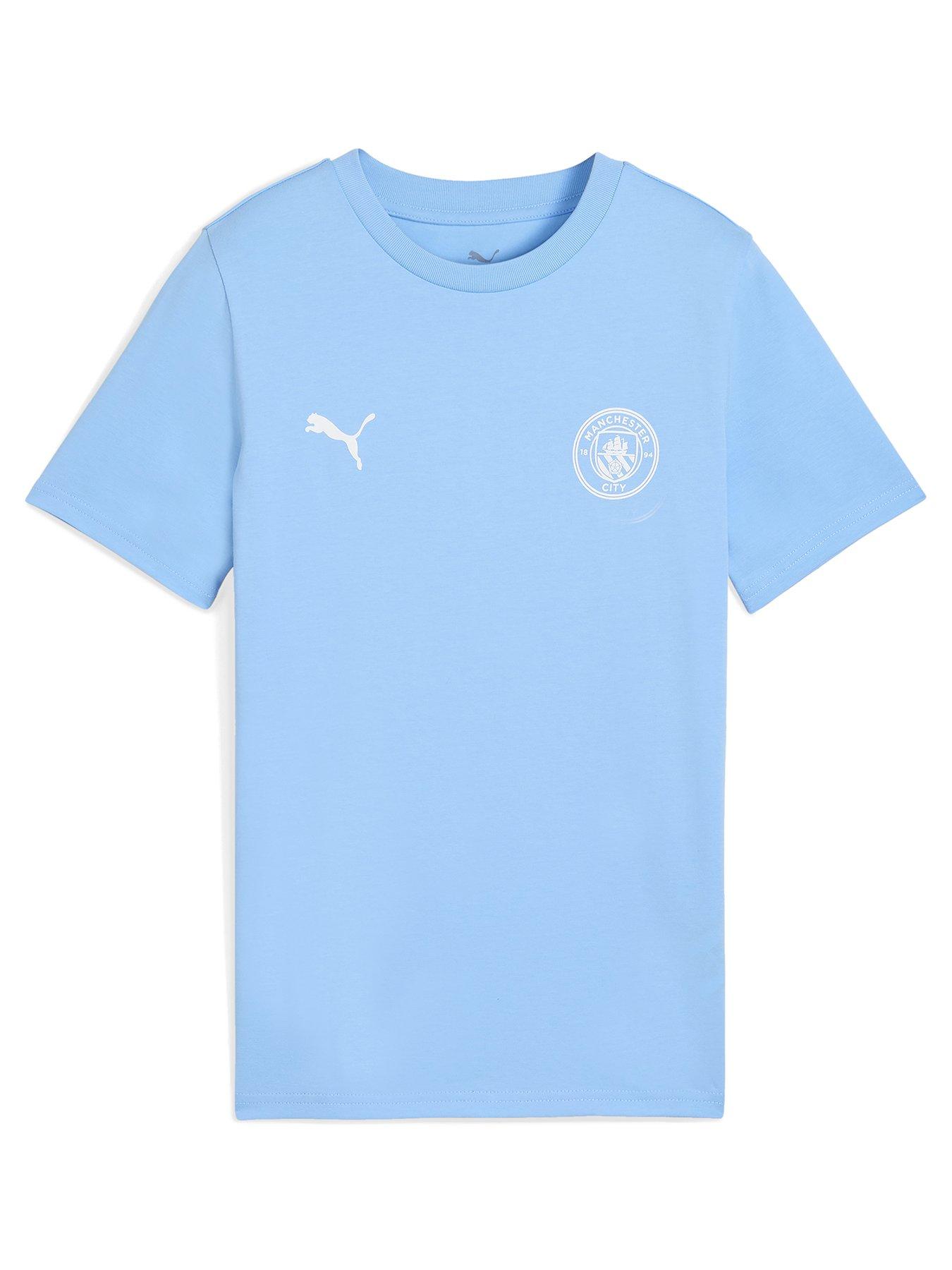undefined Junior Manchester City 25/26 Football T-Shirt - Blue