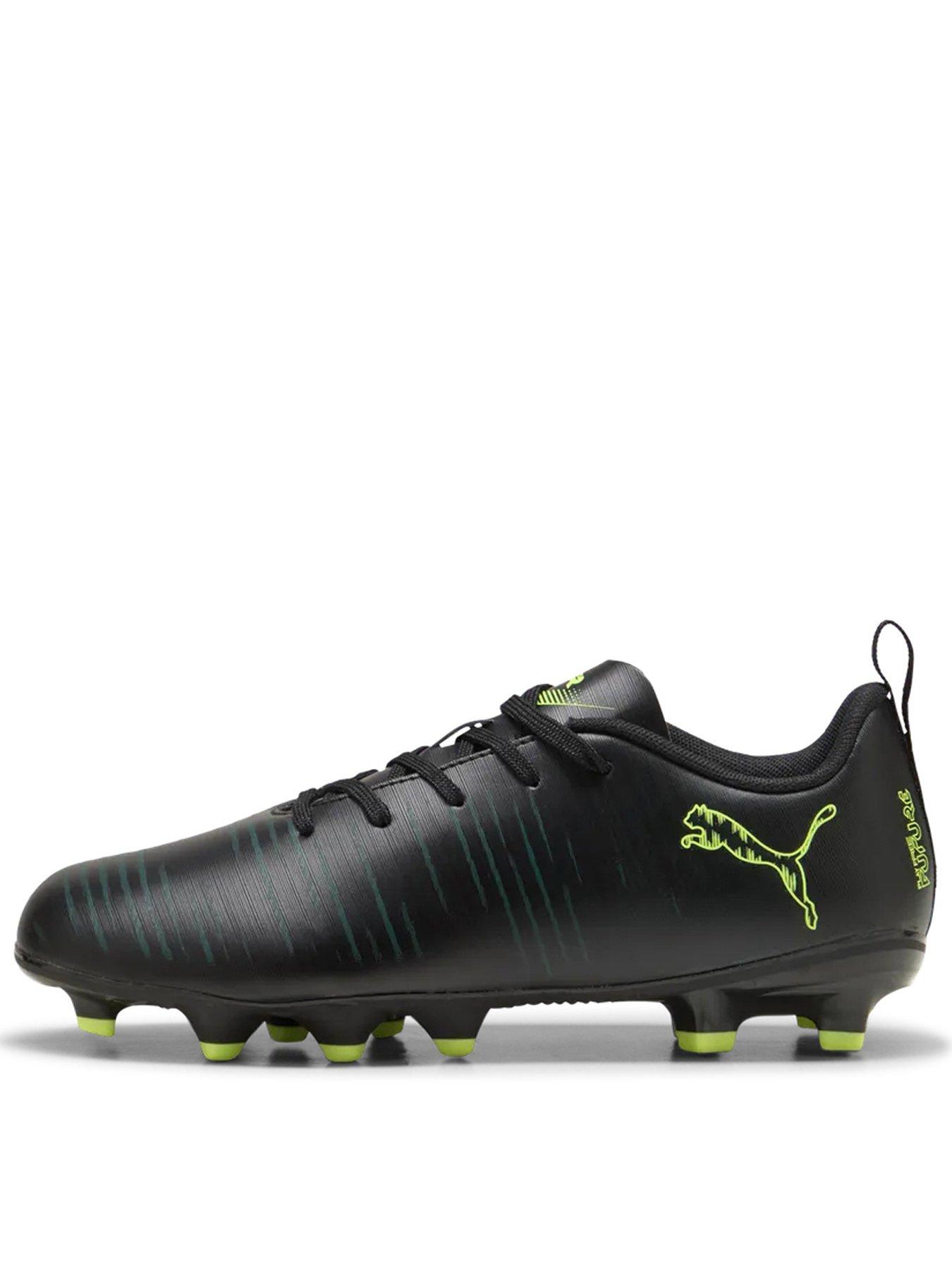 Puma Junior Future 8 Play Firm Ground Football Boots - Black