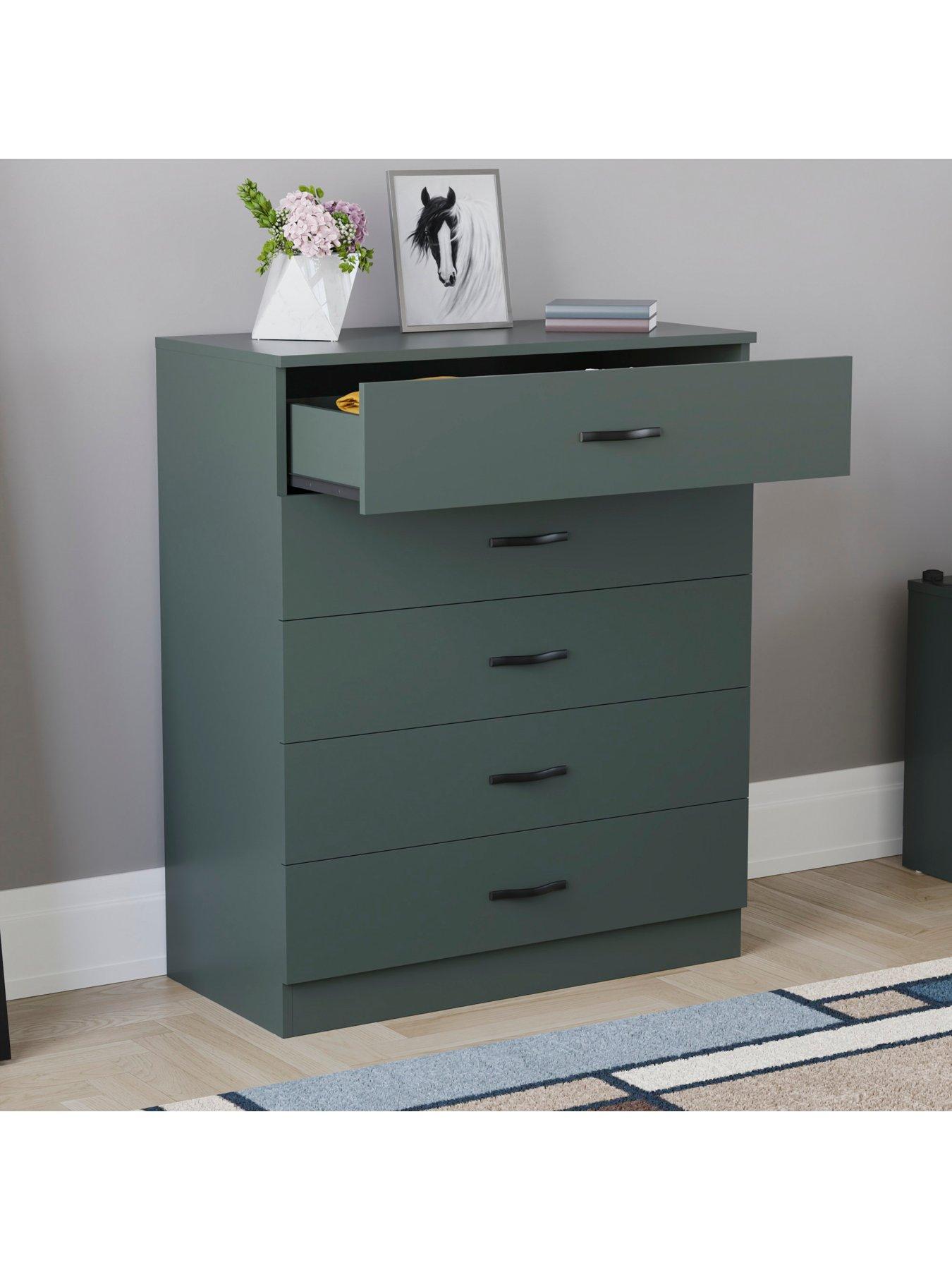 Image 4 of 6 of Vida Designs Riano 5 Drawer Drawers