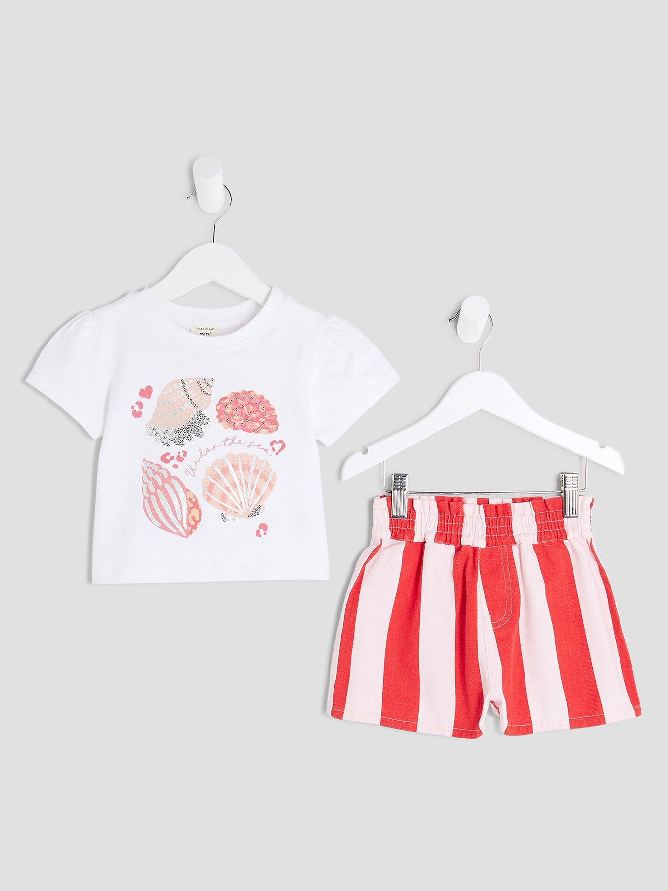river-island-mini-girls-shell-stripe-short-set-white