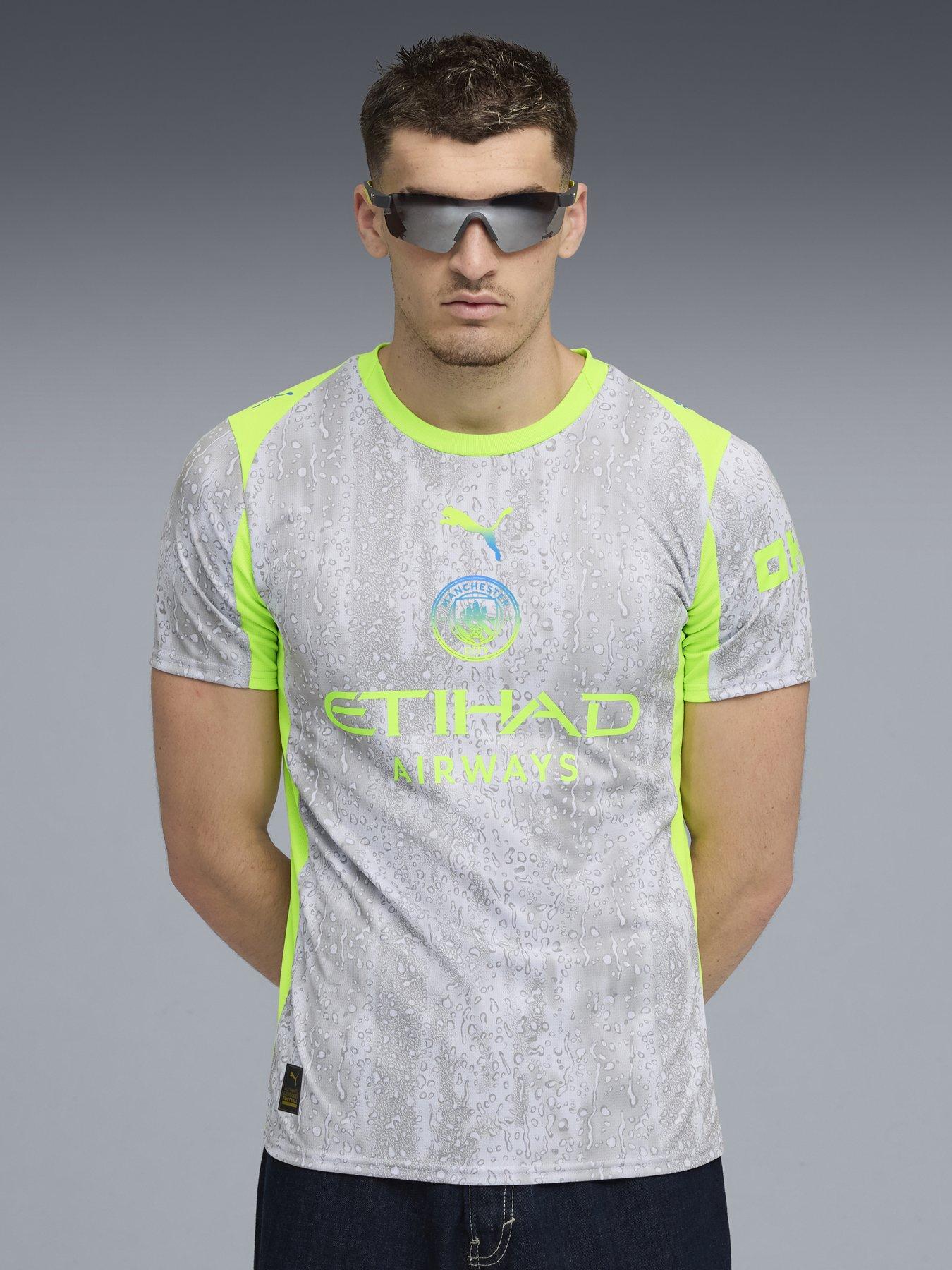 undefined Mens Manchester City 25/26 3rd Replica Shirt - Green