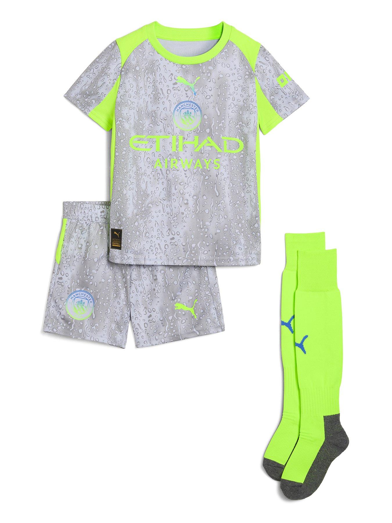 undefined Manchester City 25/26 3rd Minikit - Grey/green