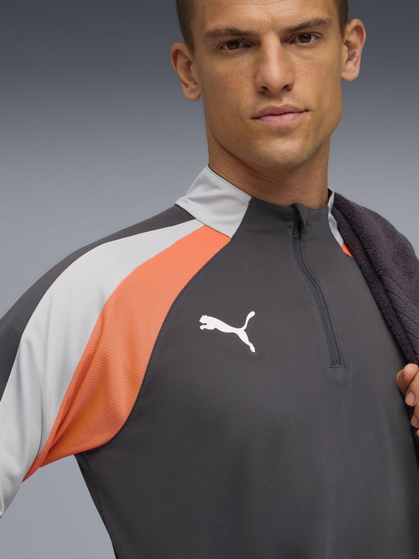 Image 4 of 6 of Puma Mens Individualliga Qz Top - Grey