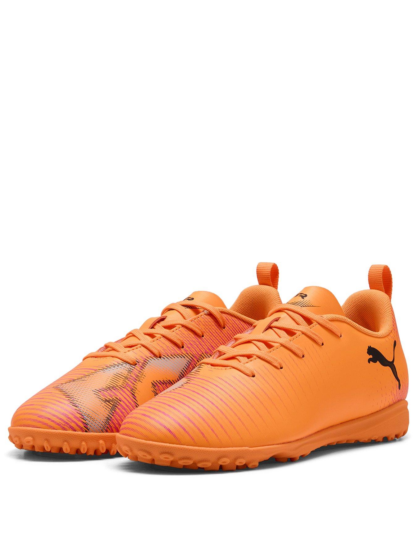 Image 2 of 6 of Puma Junior Future 8 Play Astro Turf Football Boots - Orange