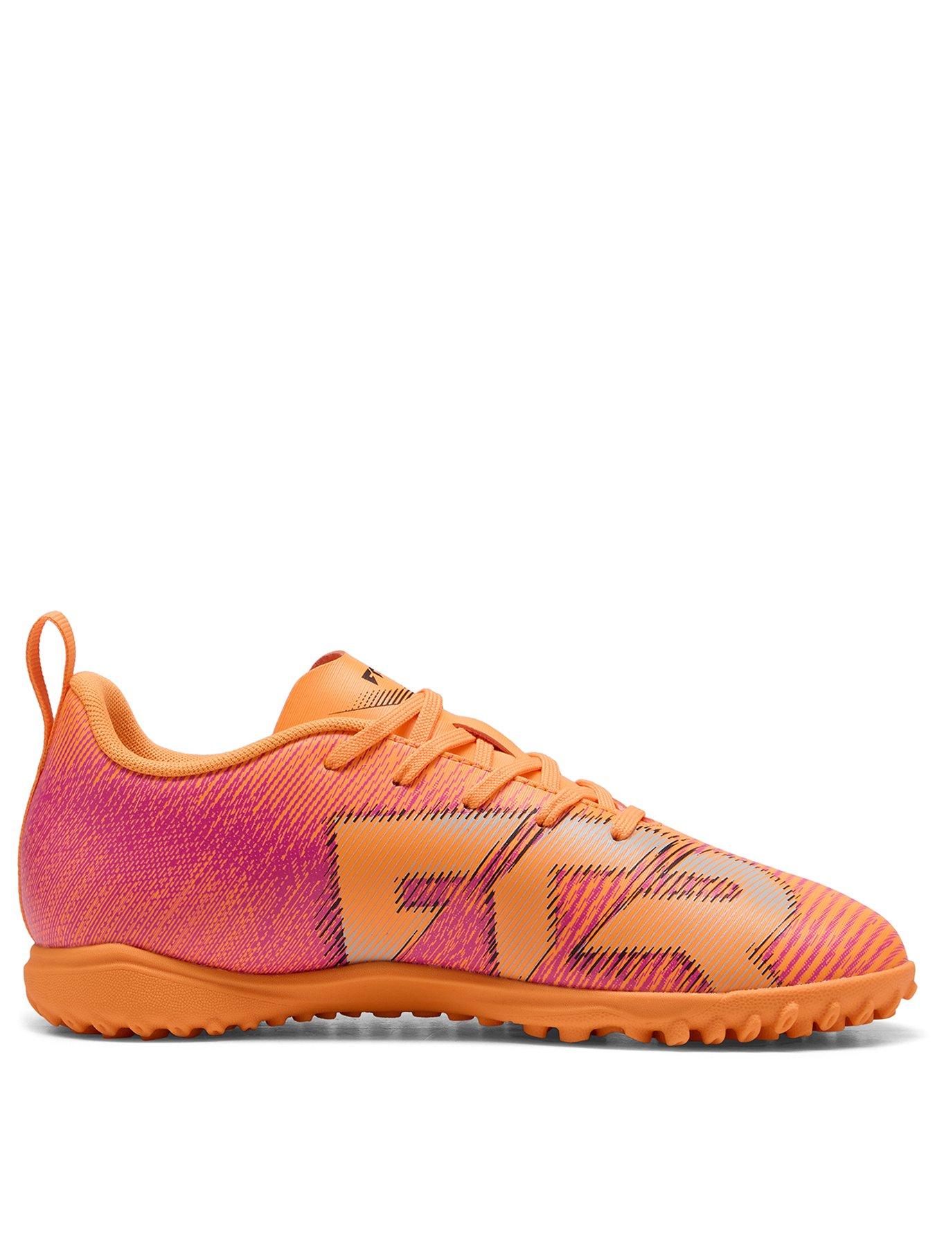 Image 3 of 6 of Puma Junior Future 8 Play Astro Turf Football Boots - Orange