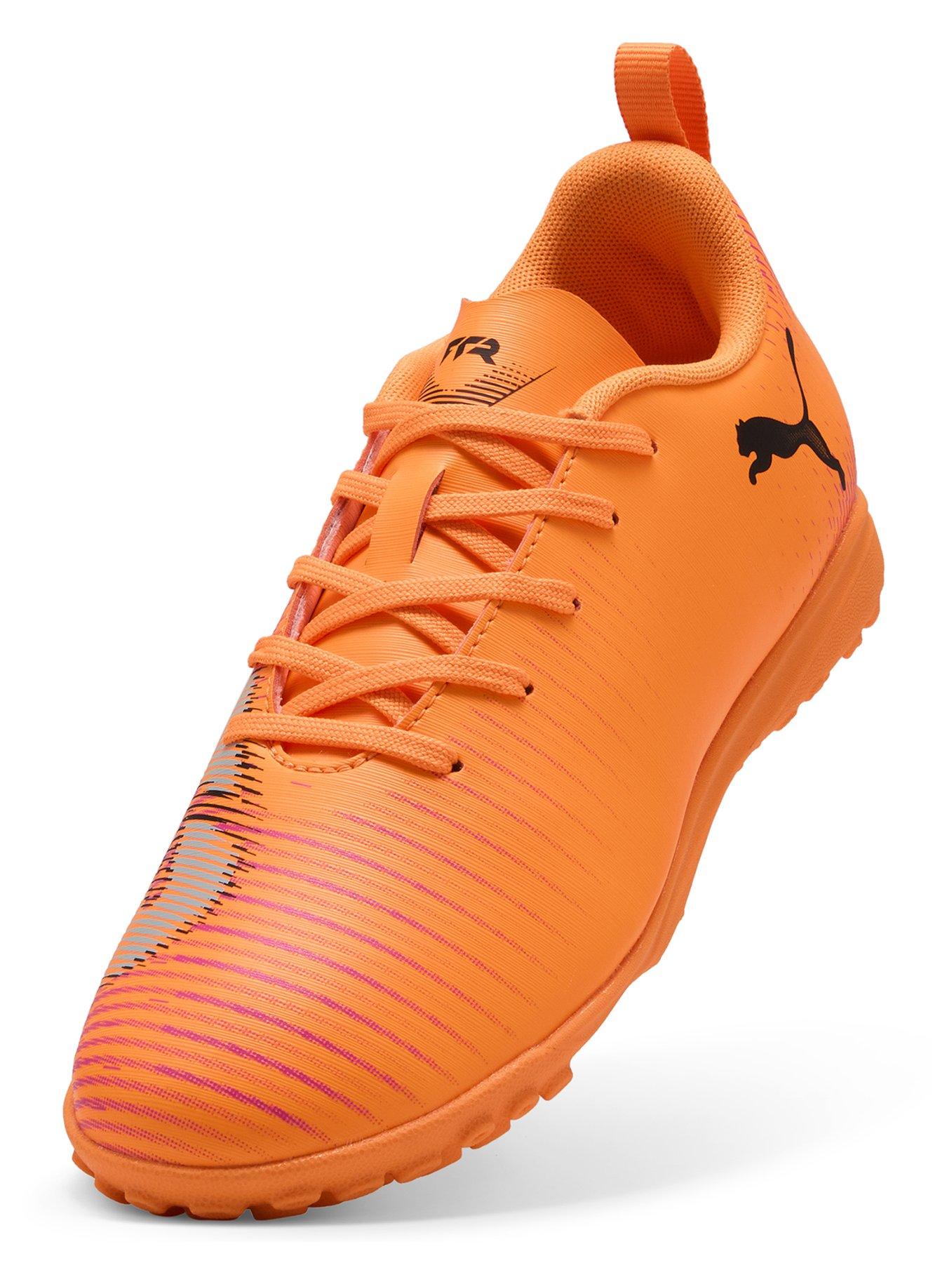 Image 4 of 6 of Puma Junior Future 8 Play Astro Turf Football Boots - Orange