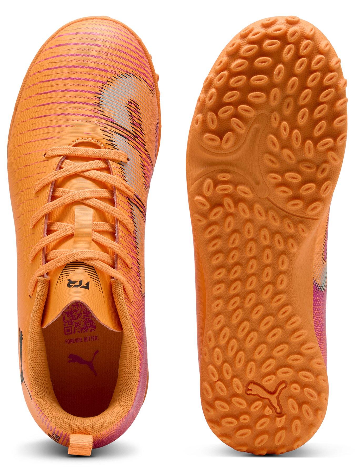Image 5 of 6 of Puma Junior Future 8 Play Astro Turf Football Boots - Orange