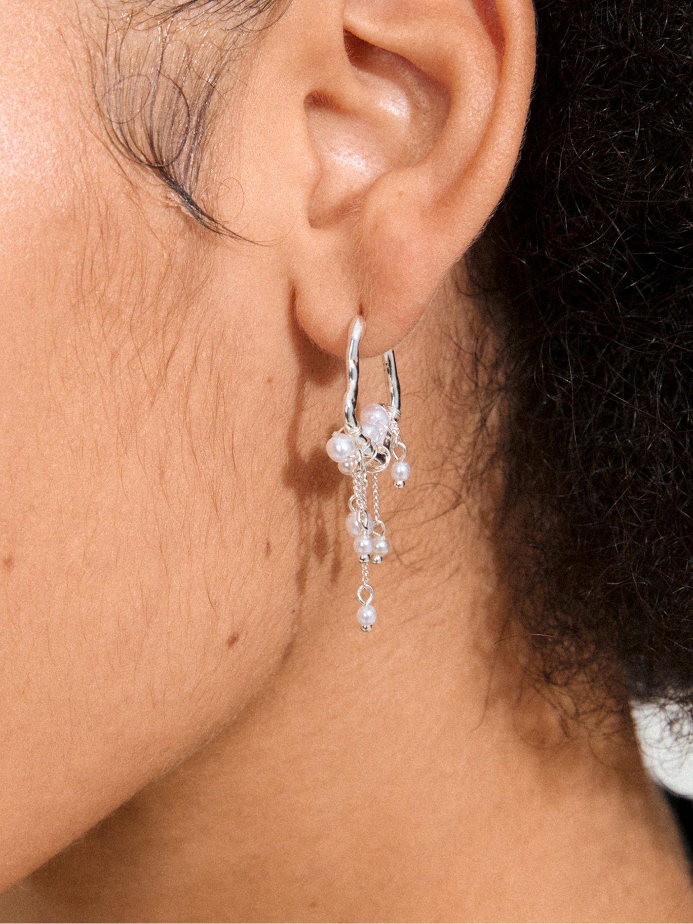 Image 3 of 3 of Pilgrim Jasper Earrings - Silver Plated