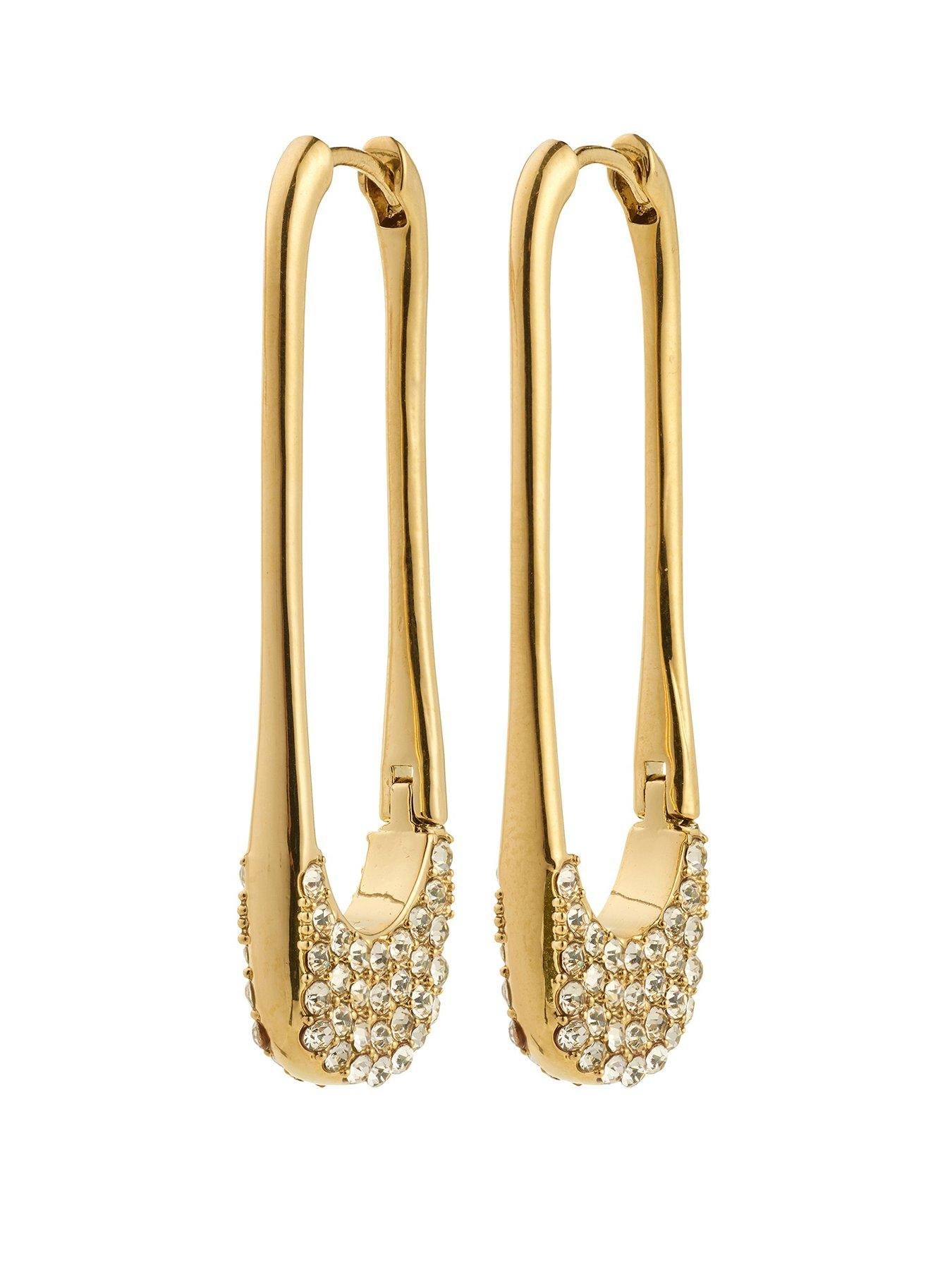 Pilgrim Instant Hoops- Gold Plated