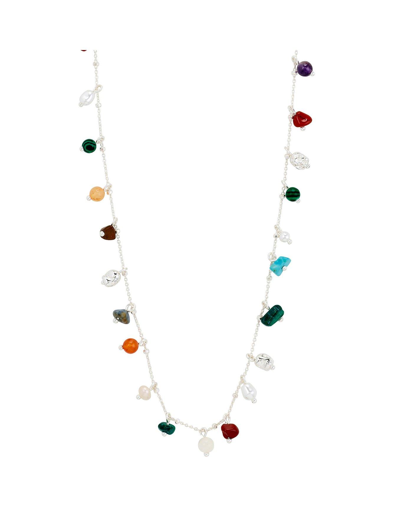 Pilgrim Between Necklace- Silver Plated