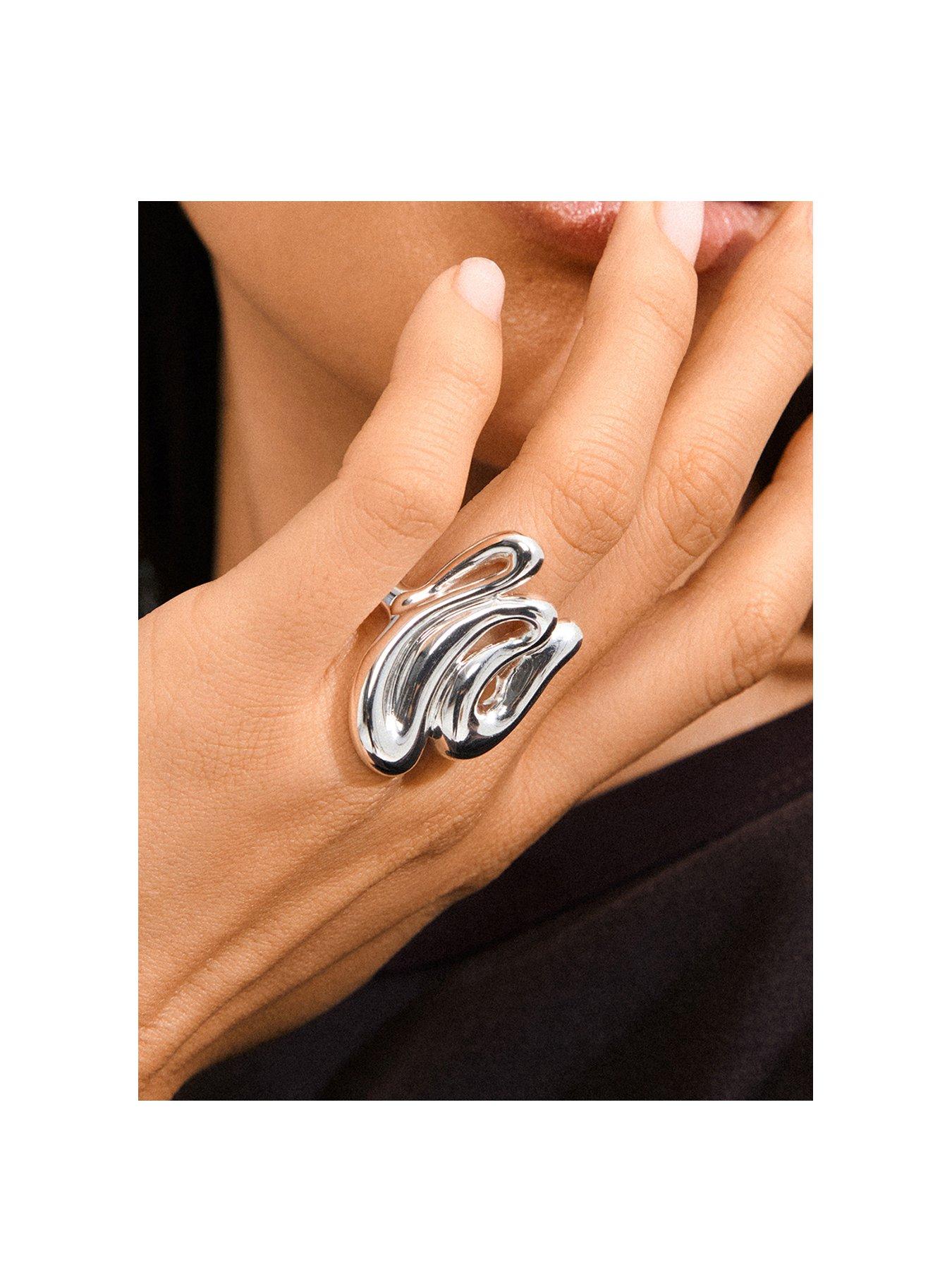 Image 3 of 3 of Pilgrim Adriel Ring - Silver Plated