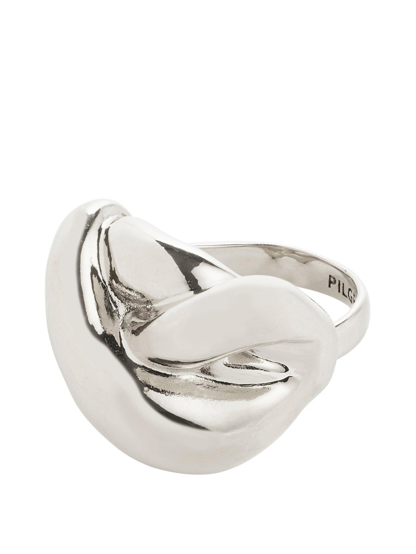 undefined Unfold Ring- Silver Plated