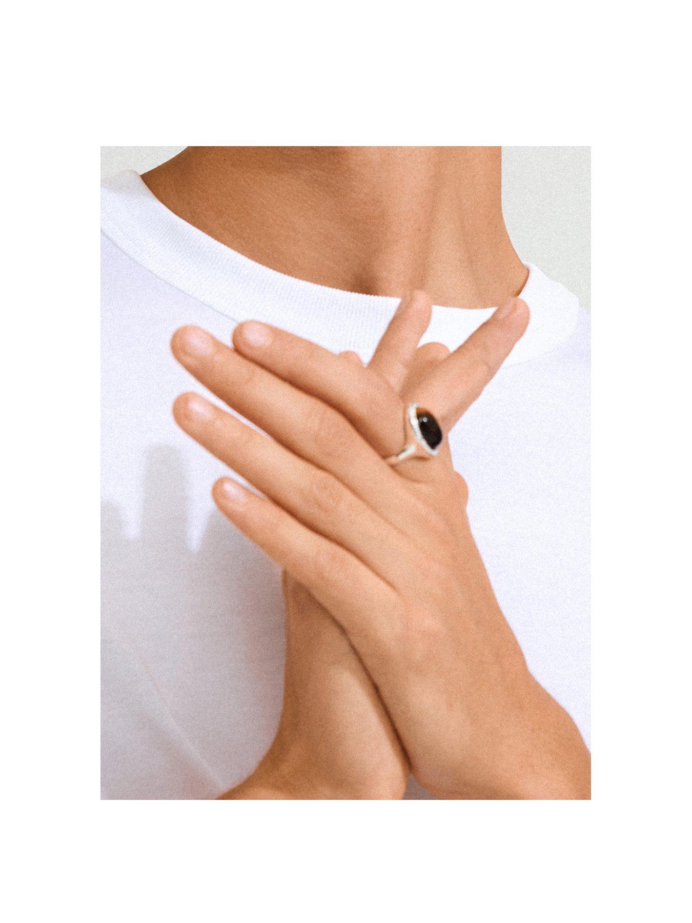 Image 3 of 3 of Pilgrim Between Ring - Silver Plated