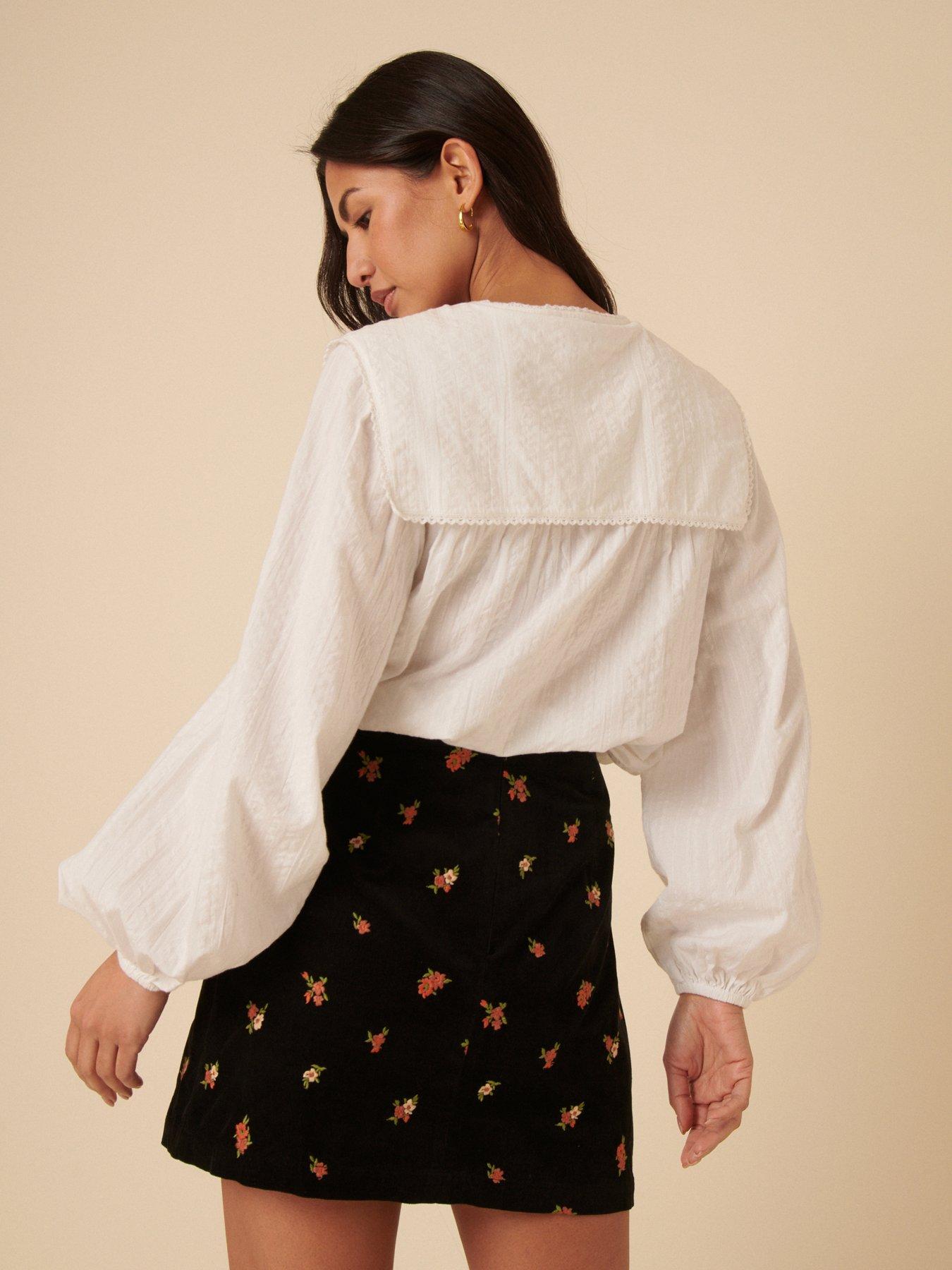 Image 2 of 5 of Nobodys Child Sofia Cord Skirt - Black