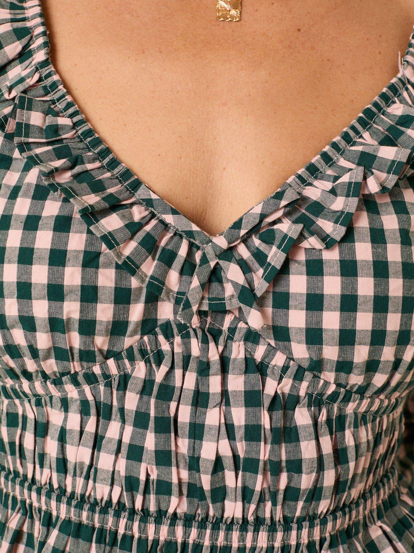 Image 4 of 5 of Nobodys Child Taggie Top - Green/Pink
