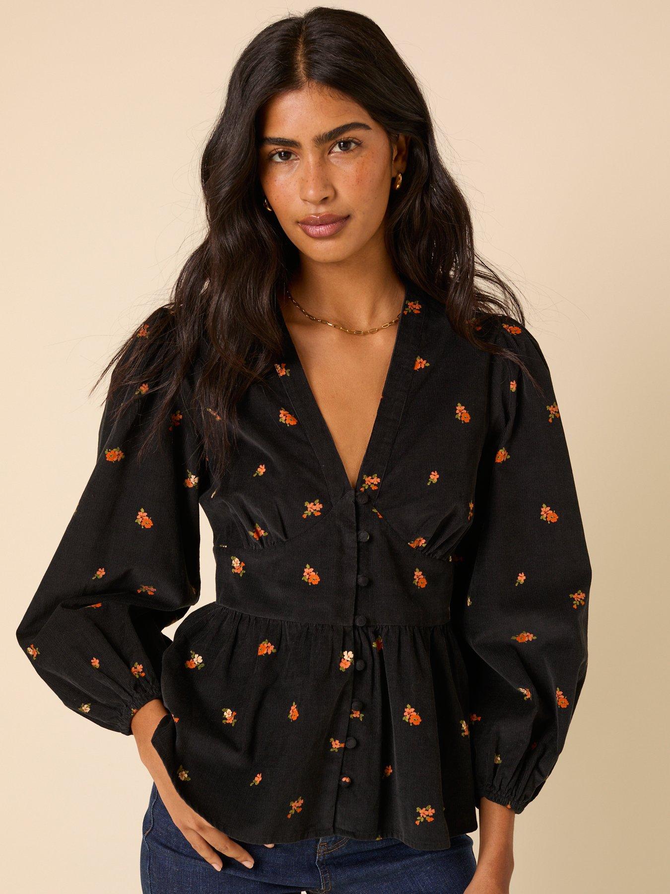 undefined Starlight Long Sleeve Top - Black