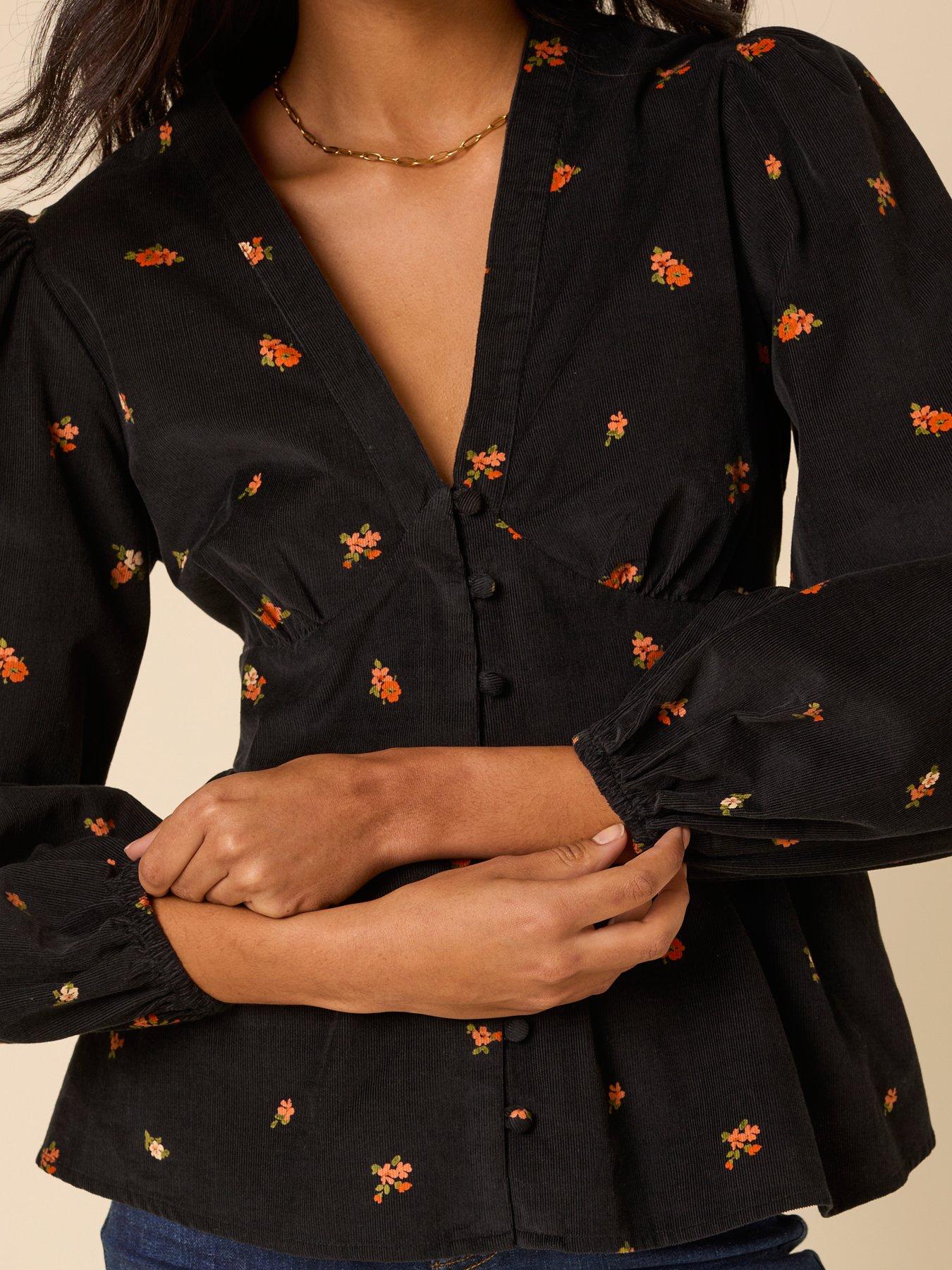 Image 3 of 5 of Nobodys Child Starlight Long Sleeve Top - Black