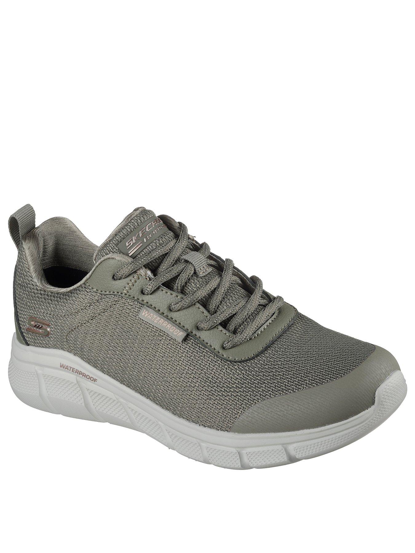  image of skechers-bobs-b-flex-flex-proof-waterproof-trainer--green