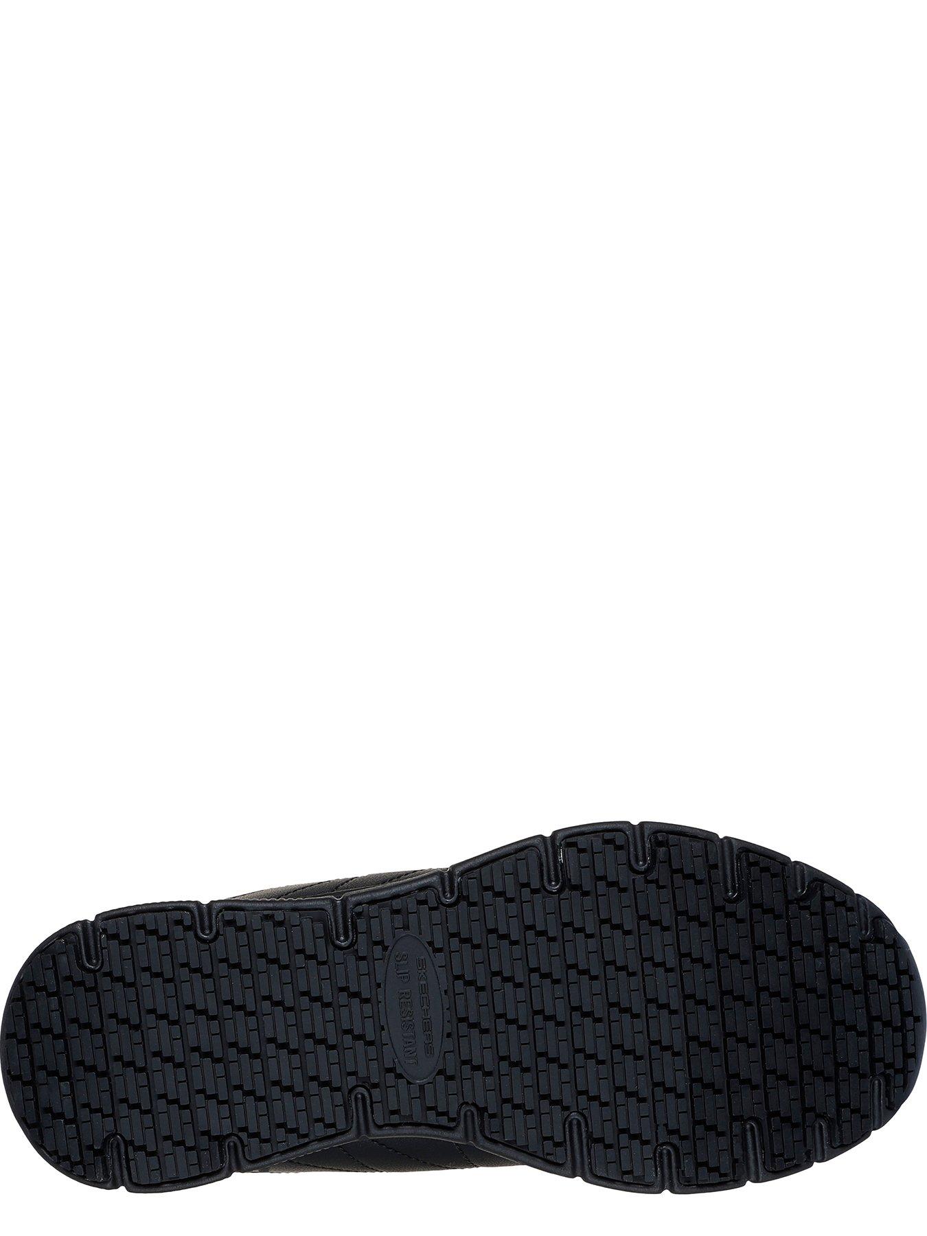 Image 4 of 5 of Skechers Nampabeja Workwear Slip Resistant Athletic Trainers - Black