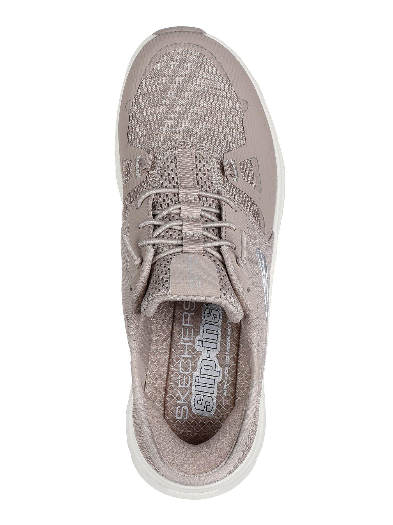 Image 3 of 5 of Skechers Glide Step Pro Slip In Mesh Trainer - Taupe