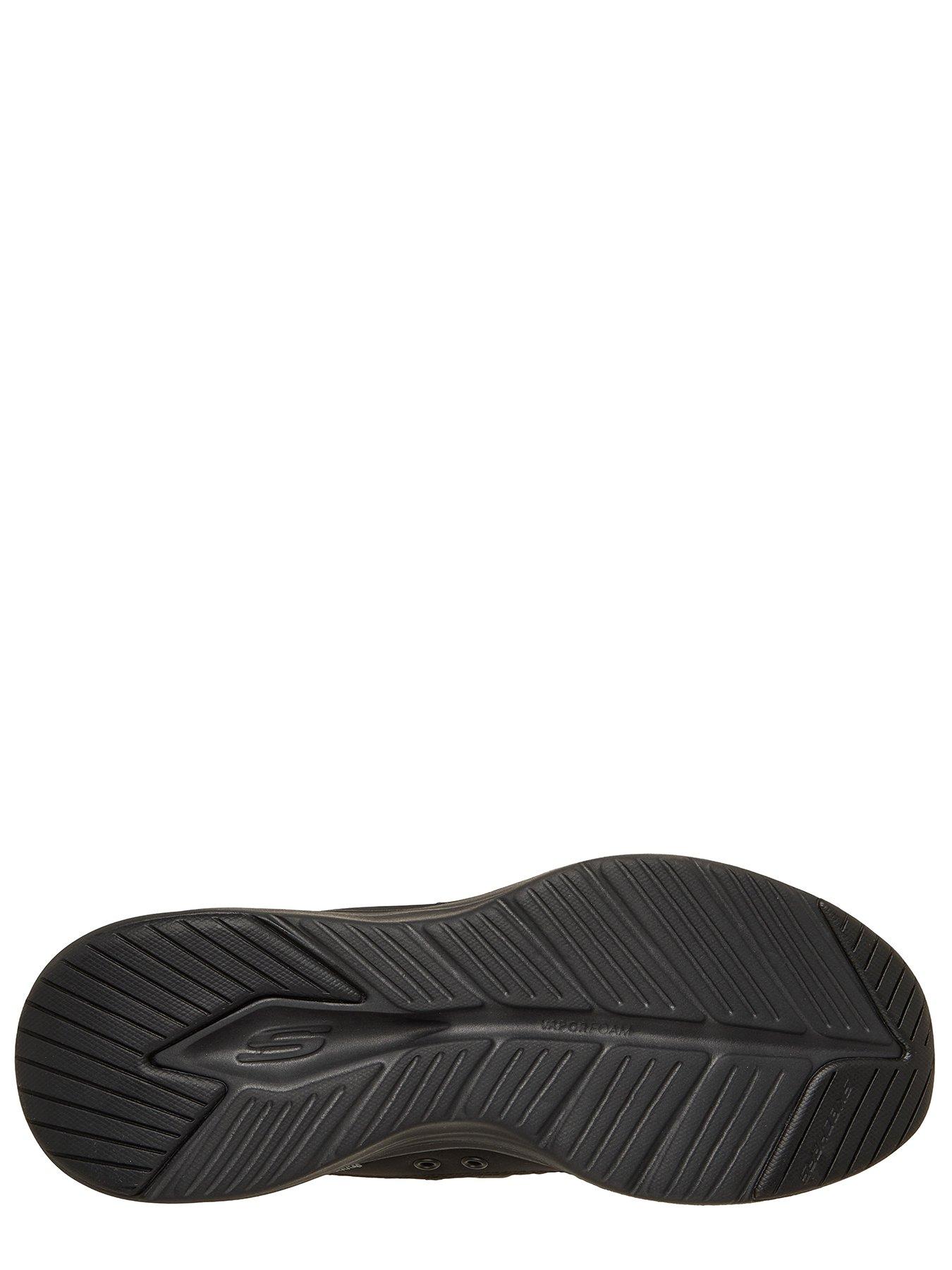  image of skechers-contour-foam-cosy-fit-slip-in-trainer-black