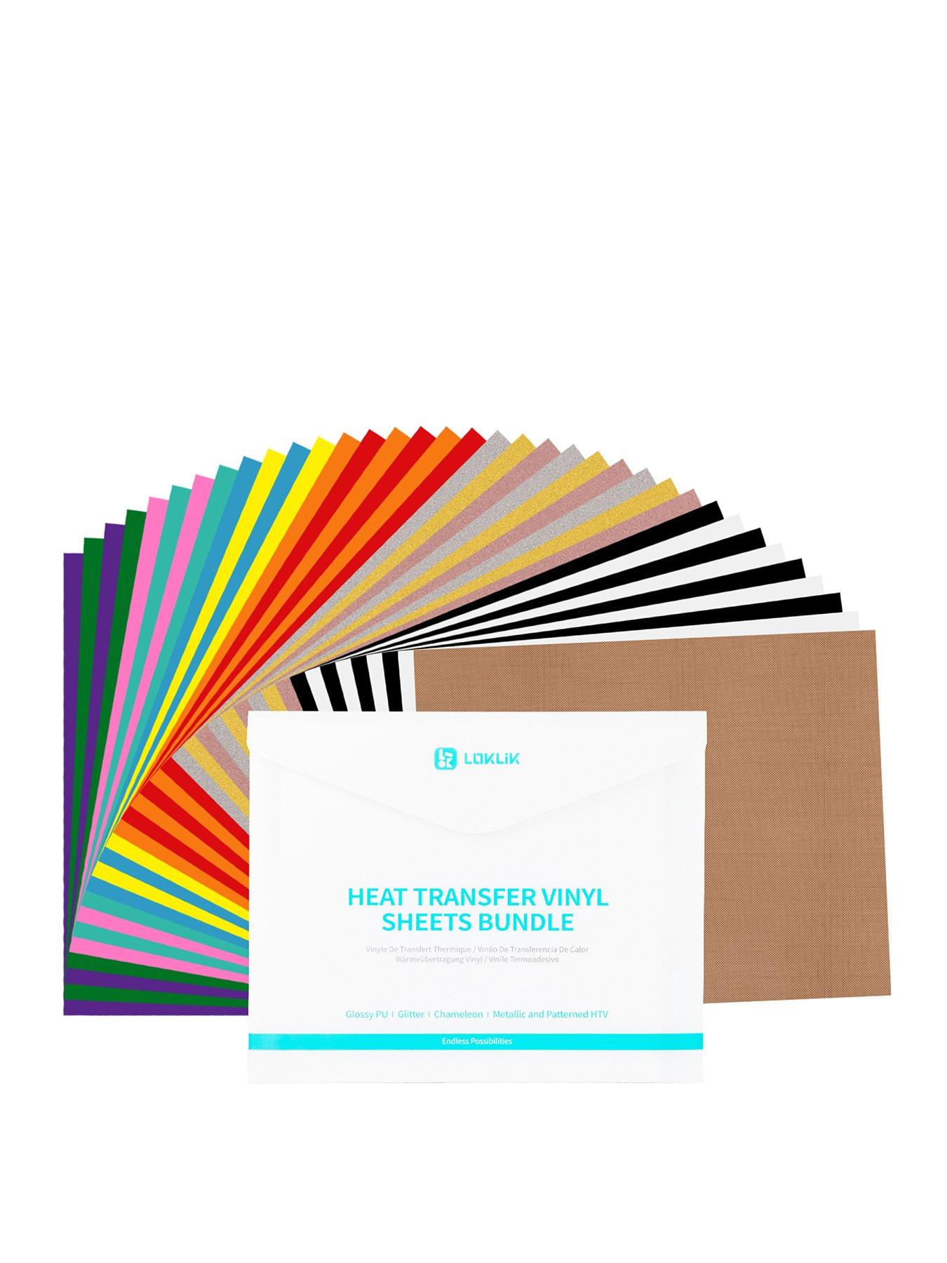 Image 2 of 4 of Loklik HTV Vinyl Sheet Bundle 36 Pack