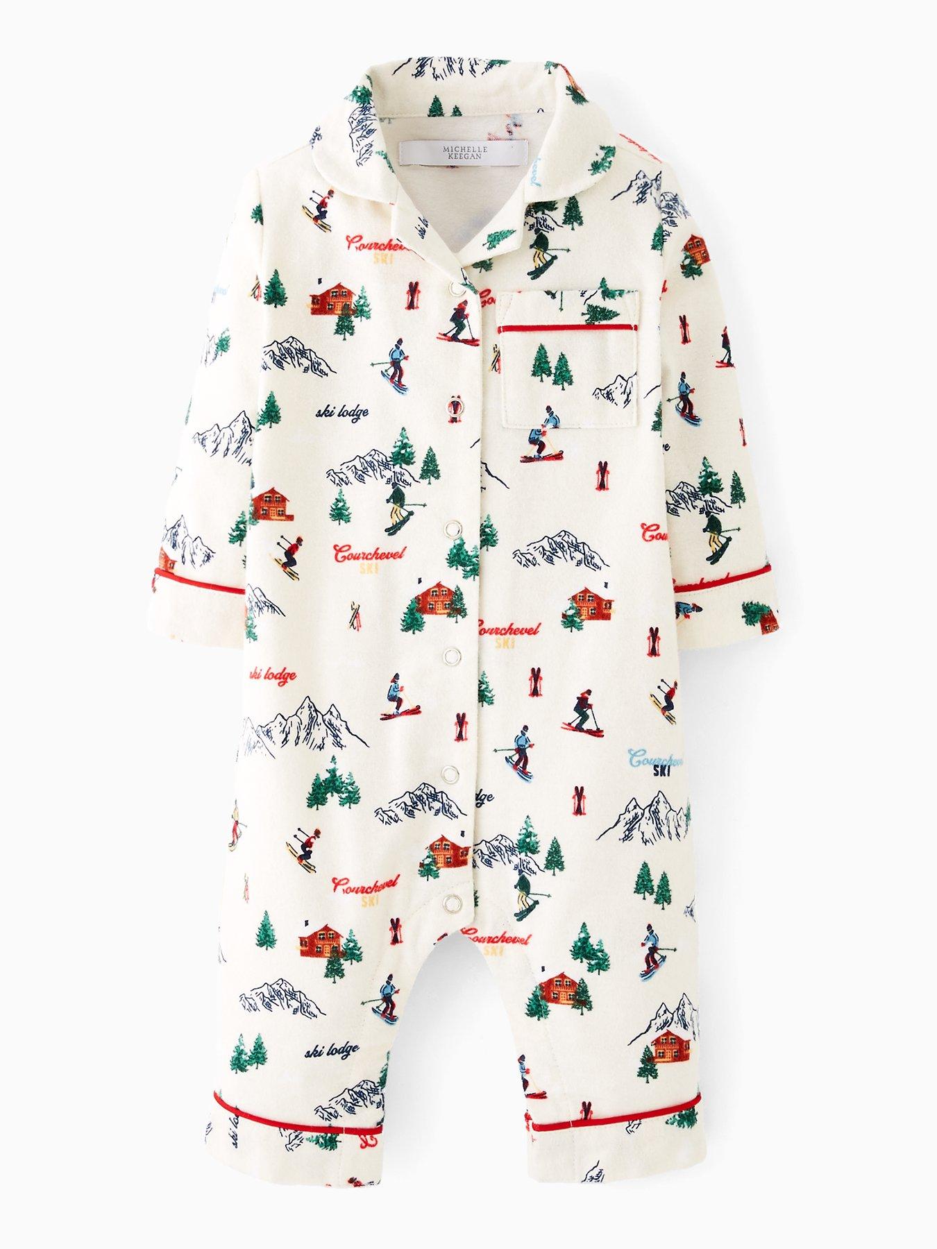 michelle-keegan-baby-ski-print-family-pjs-white