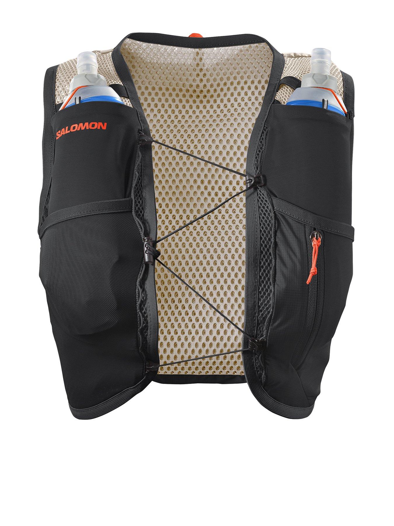Image 1 of 4 of Salomon Women's Running Active Skin 4 Hydration Vest Set - Orange/Black