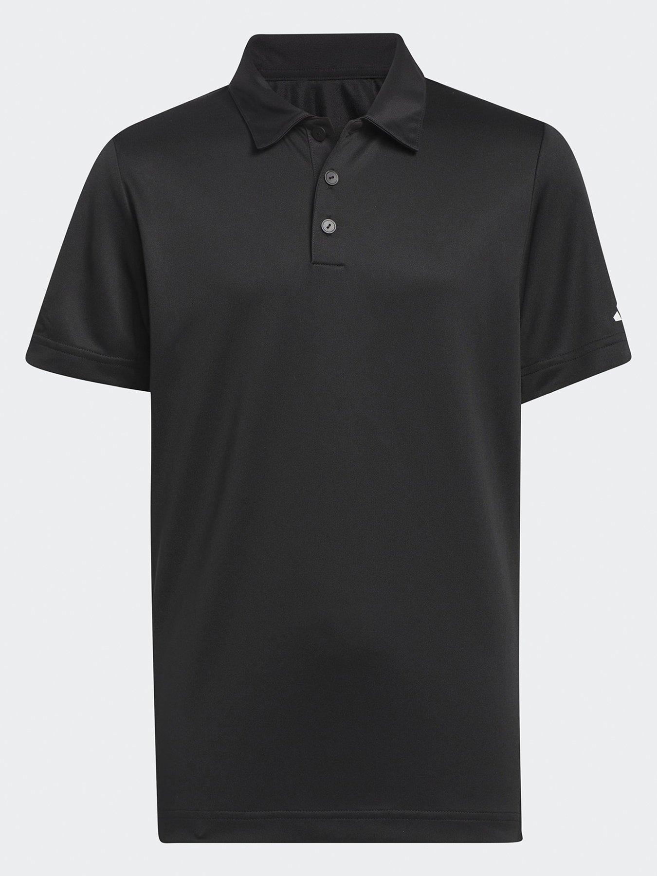 undefined Boys Golf Performance Polo Top - Black