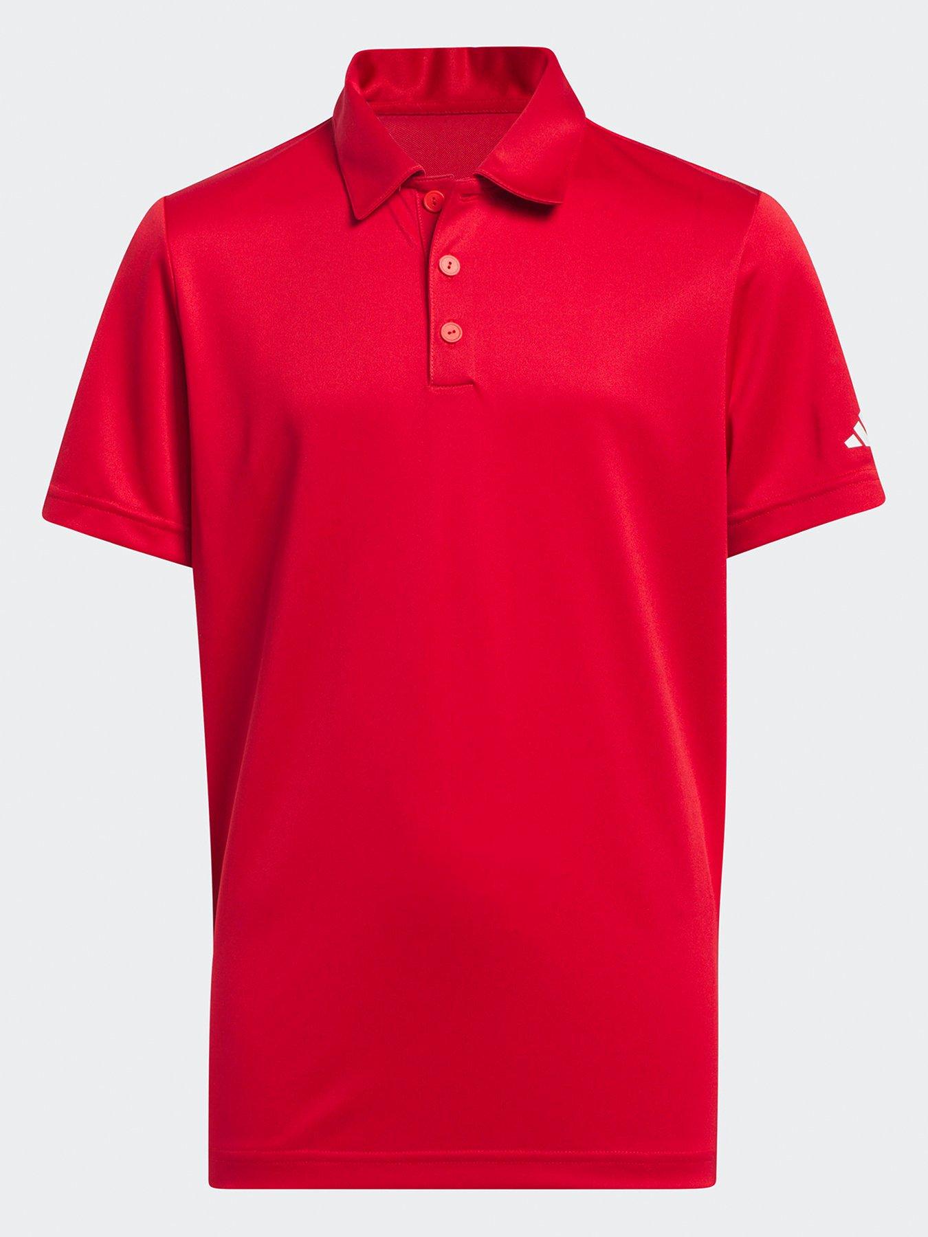 undefined Boys Golf Performance Polo - Red