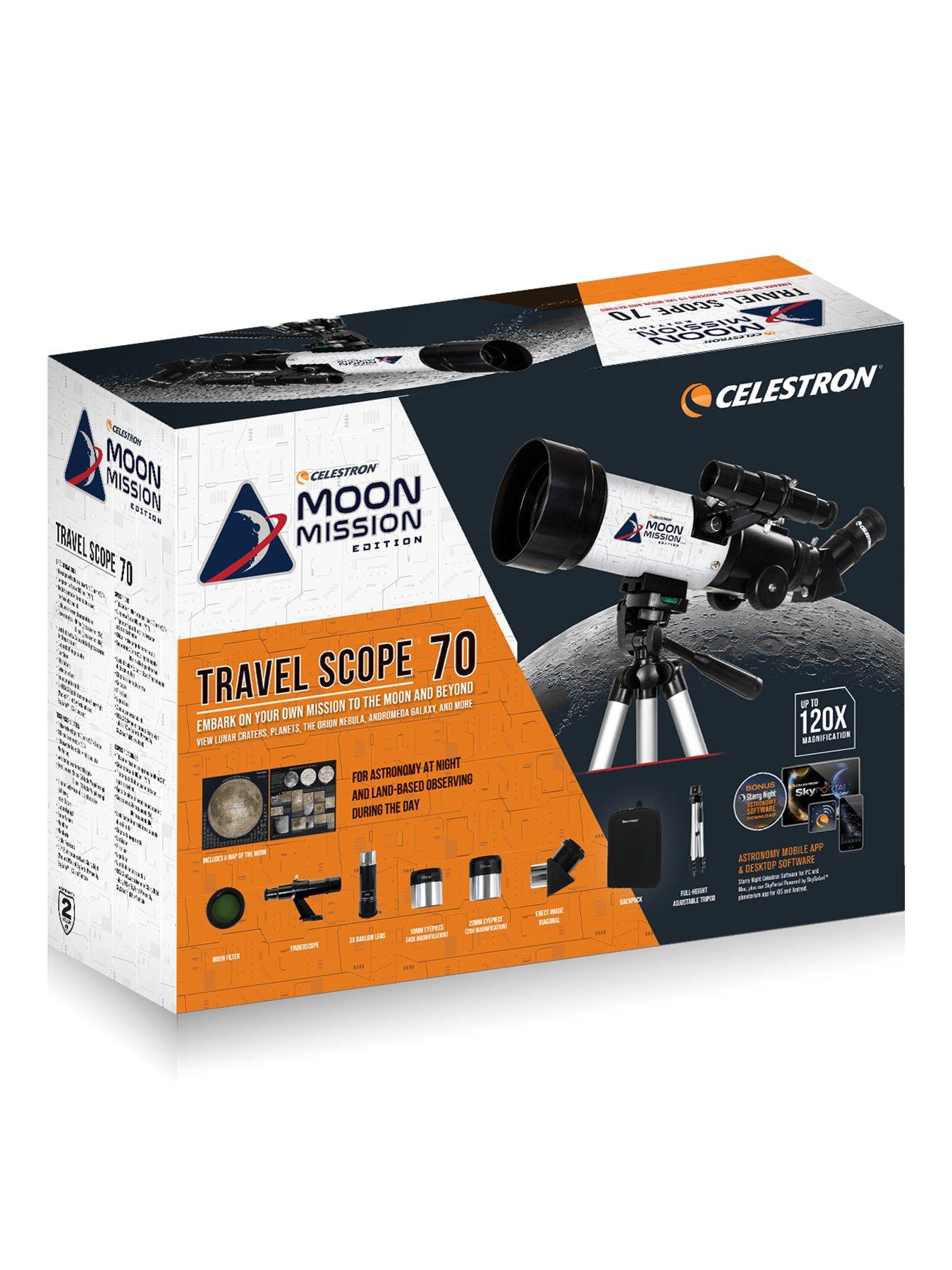 Image 6 of 7 of Celestron Moon Mission Travel Scope 70 Backpack Kit
