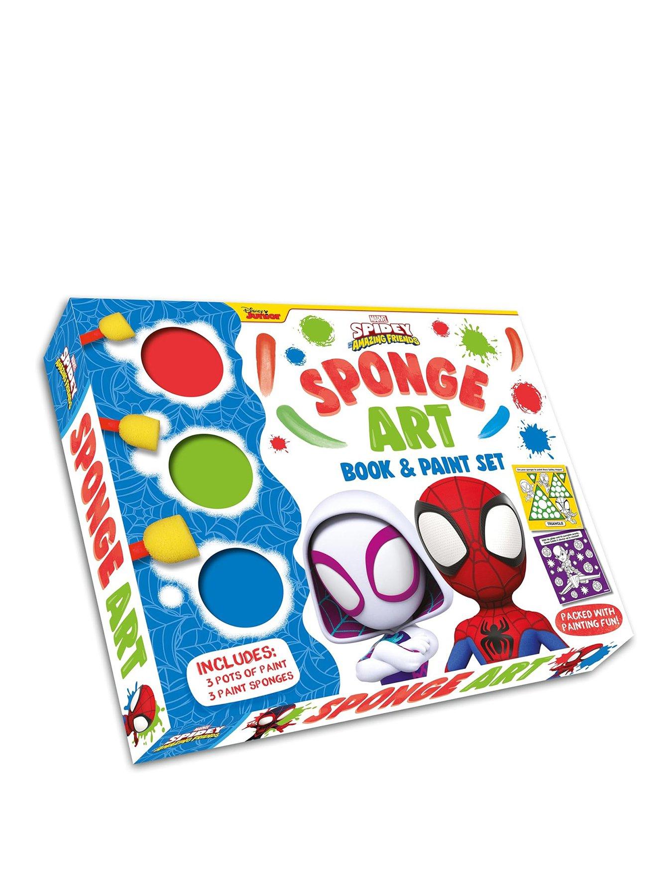 spidey-and-his-amazing-friends-marvelnbspsponge-art-book-amp-paint-set