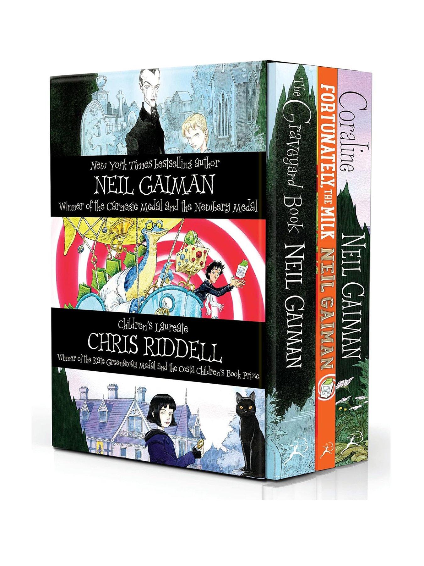 Image 1 of 1 of Neil Gaiman &amp; Chris Riddell 3 Book Boxset
