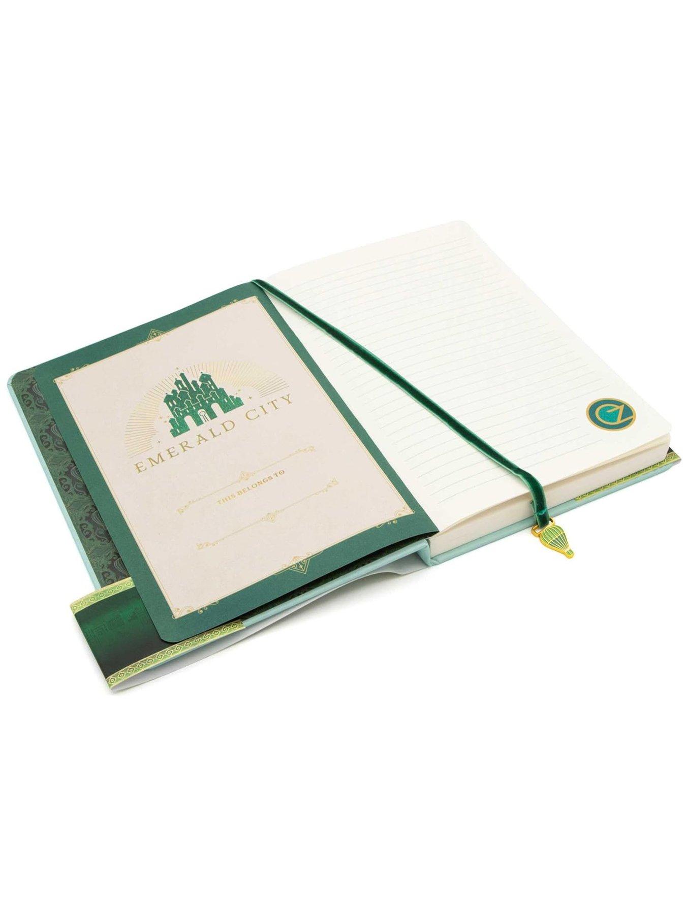 Image 3 of 4 of Wicked Emerald City Journal with Ribbon Charm