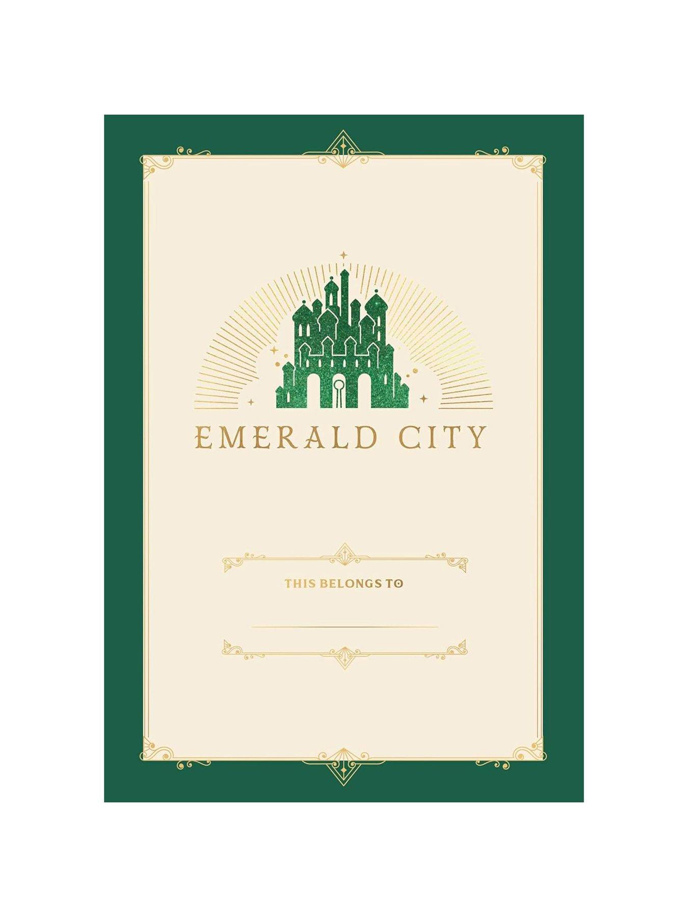 Image 4 of 4 of Wicked Emerald City Journal with Ribbon Charm